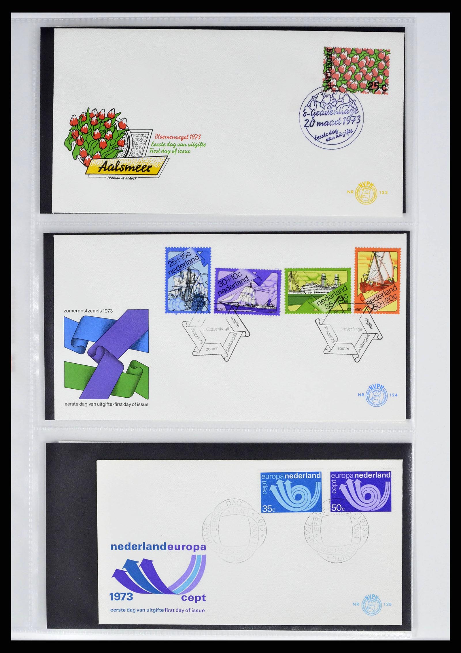 37821 0054 - Stamp collection 37821 Netherlands FDC's 1950-2012.