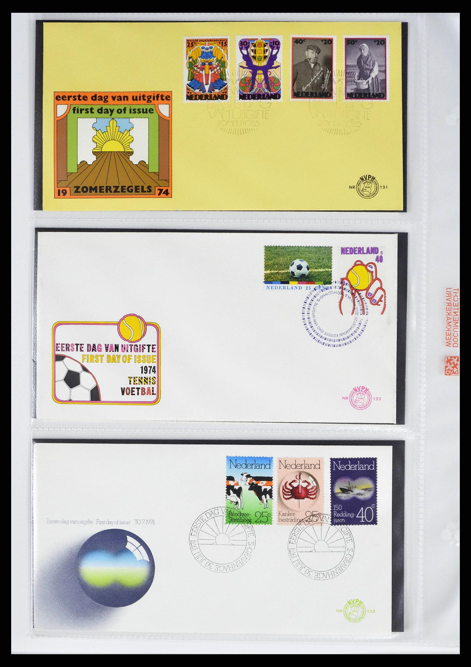 37821 0057 - Stamp collection 37821 Netherlands FDC's 1950-2012.