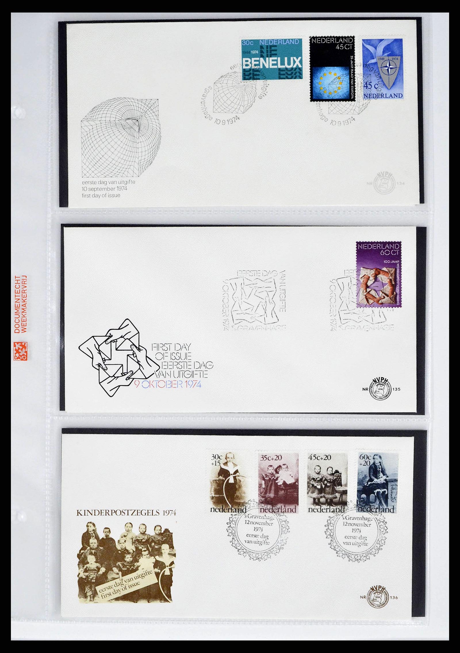 37821 0058 - Stamp collection 37821 Netherlands FDC's 1950-2012.