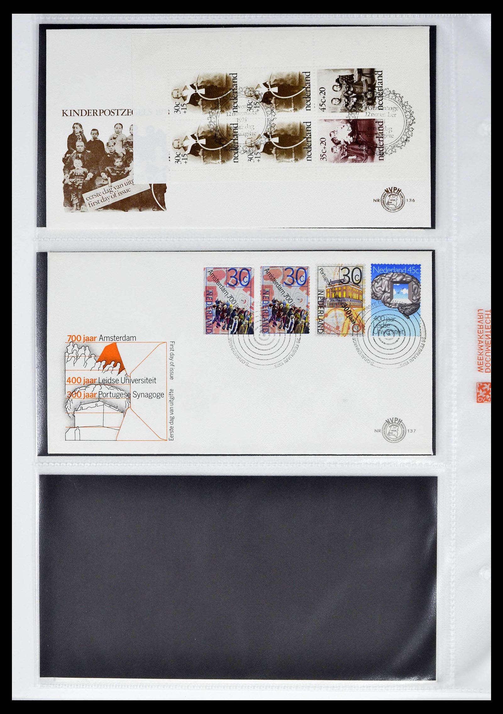 37821 0059 - Stamp collection 37821 Netherlands FDC's 1950-2012.