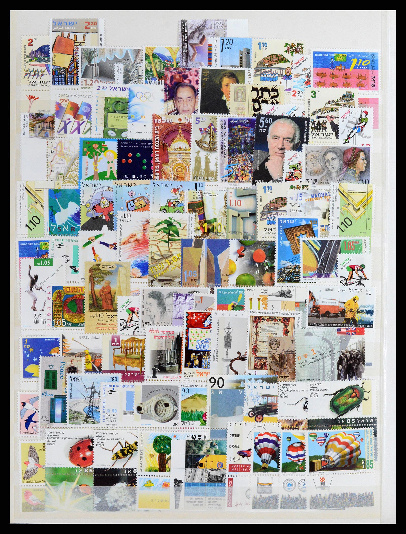 37822 012 - Stamp Collection 37822 Israel 1988-2006.