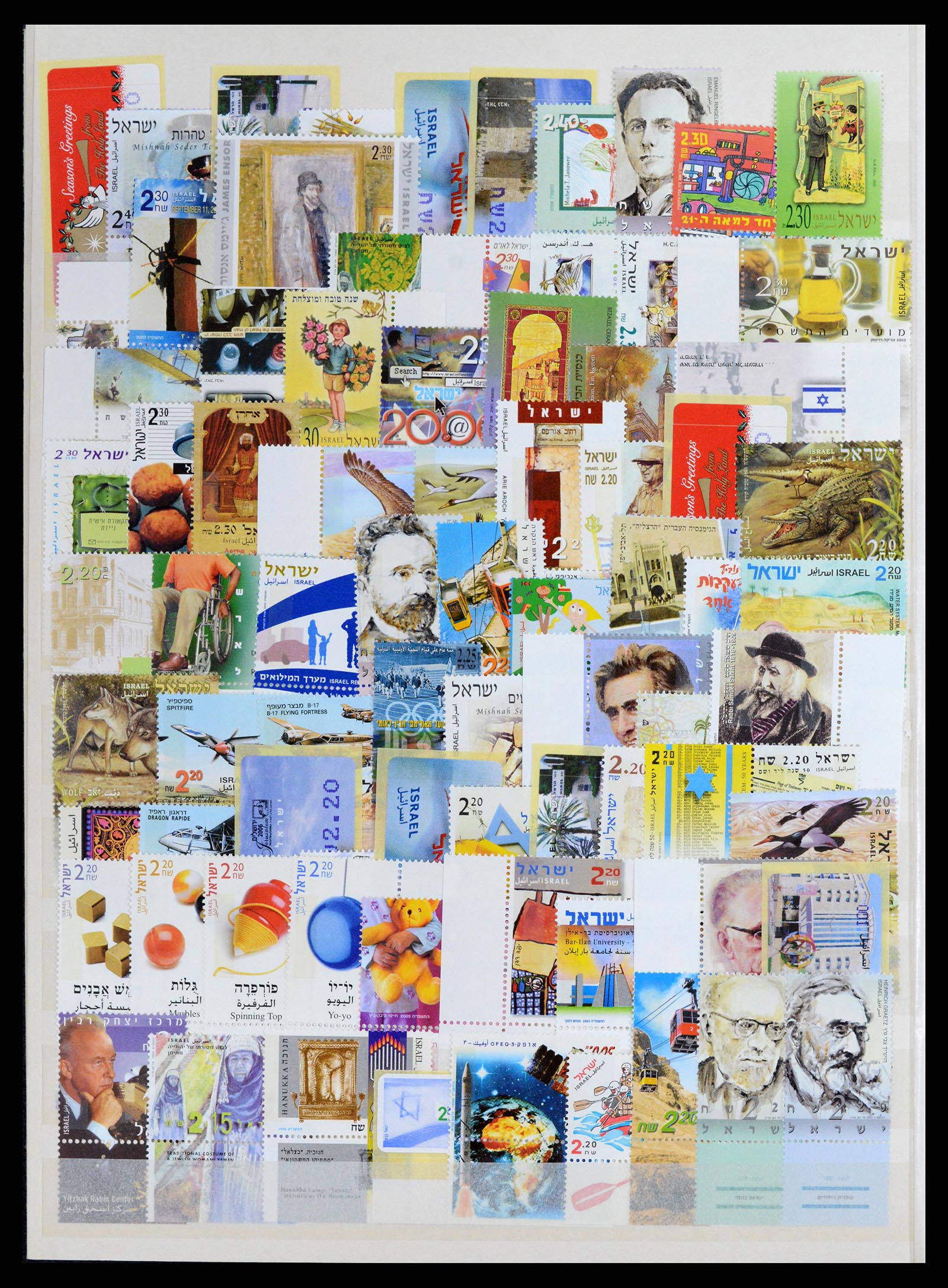 37822 020 - Stamp Collection 37822 Israel 1988-2006.