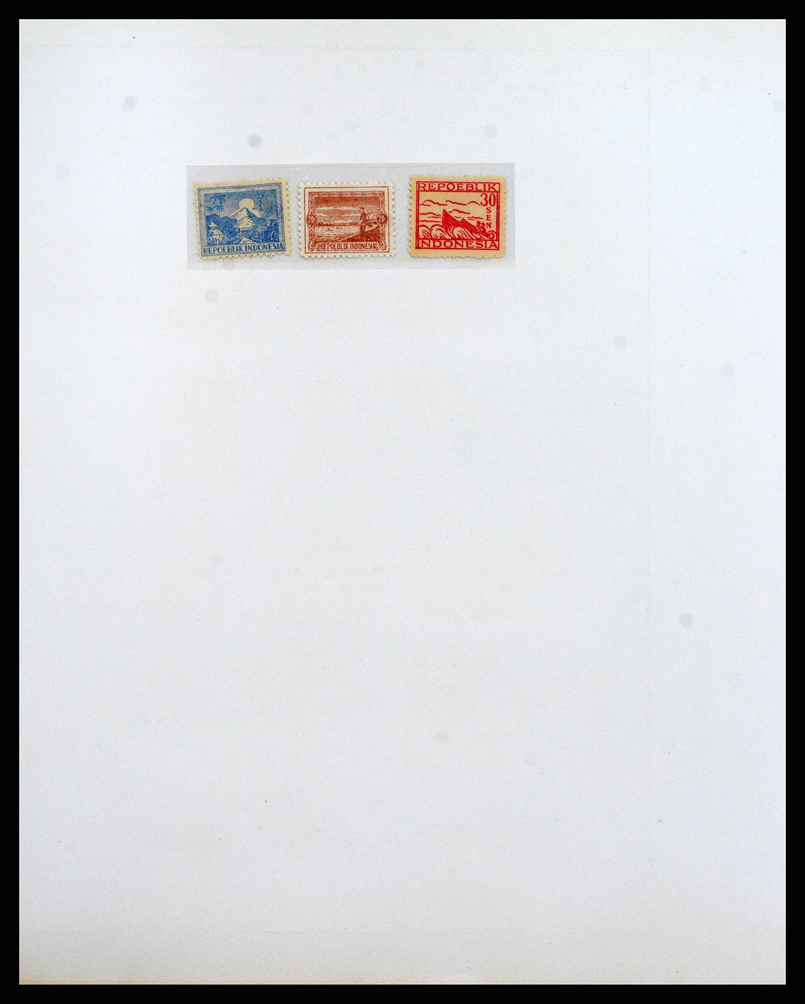 37825 012 - Stamp Collection 37825 Dutch Indies Japanese occupation/interim 1942-195