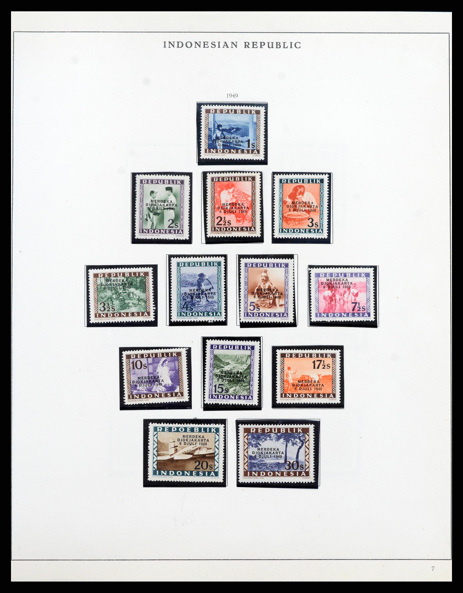 37825 021 - Postzegelverzameling 37825 Nederlands Indië Jap. Bezetting/interim 19