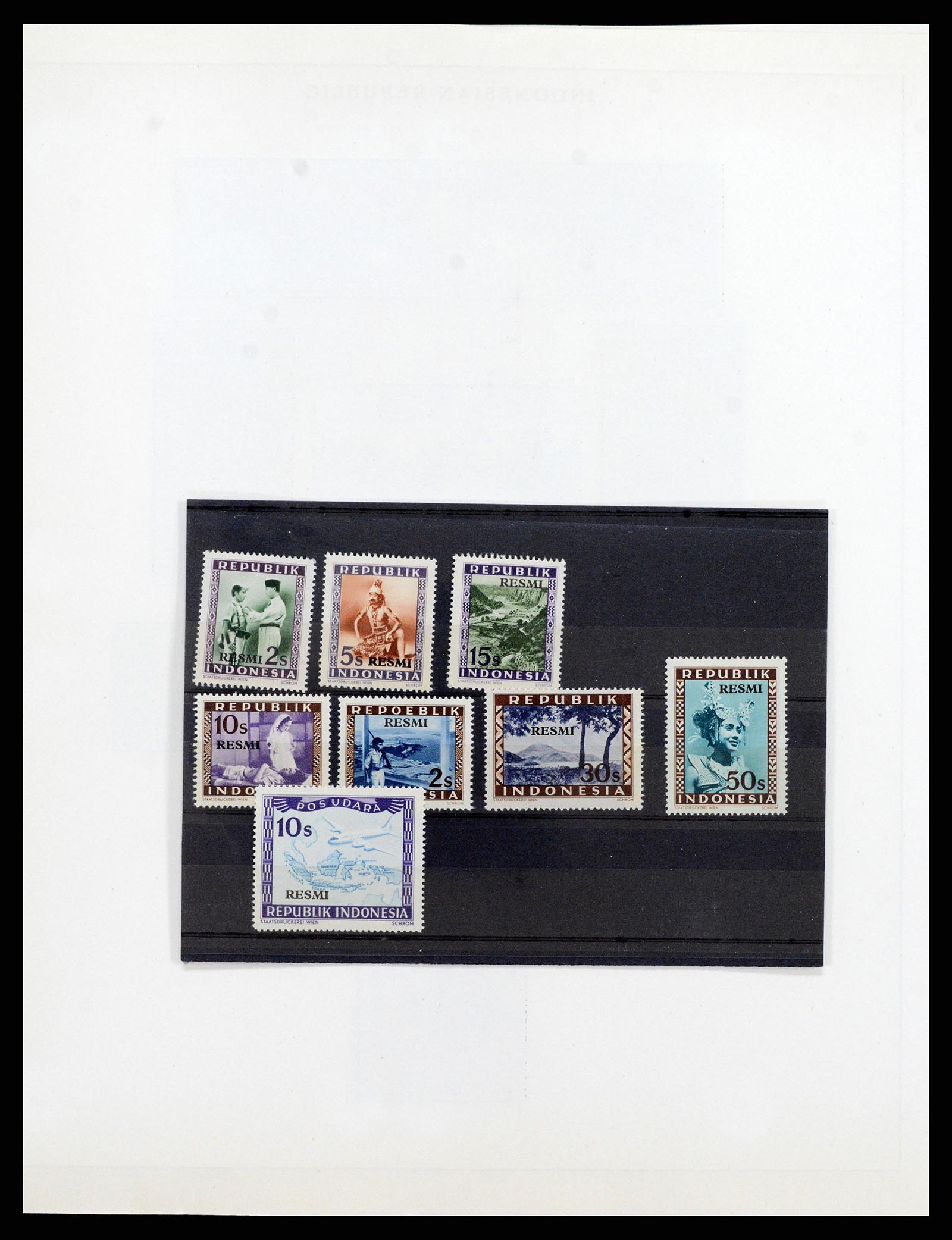 37825 024 - Postzegelverzameling 37825 Nederlands Indië Jap. Bezetting/interim 19