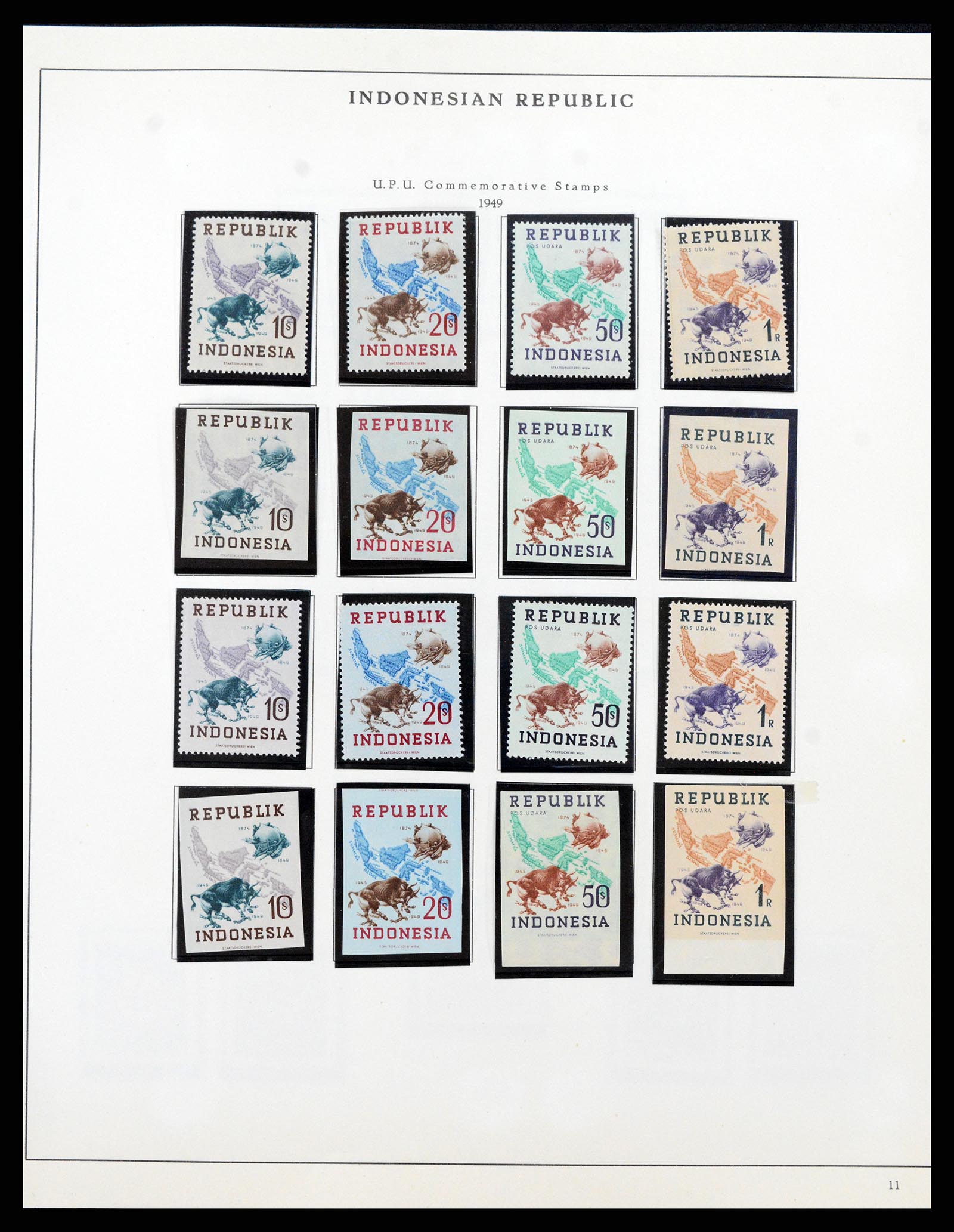 37825 028 - Postzegelverzameling 37825 Nederlands Indië Jap. Bezetting/interim 19