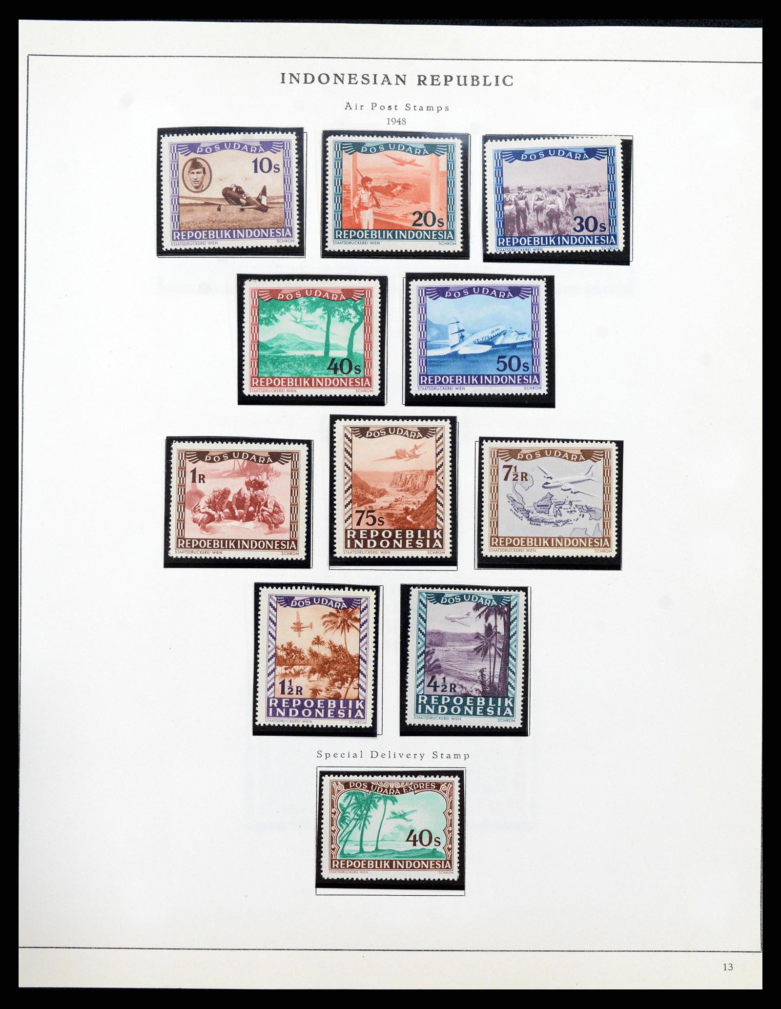 37825 030 - Postzegelverzameling 37825 Nederlands Indië Jap. Bezetting/interim 19