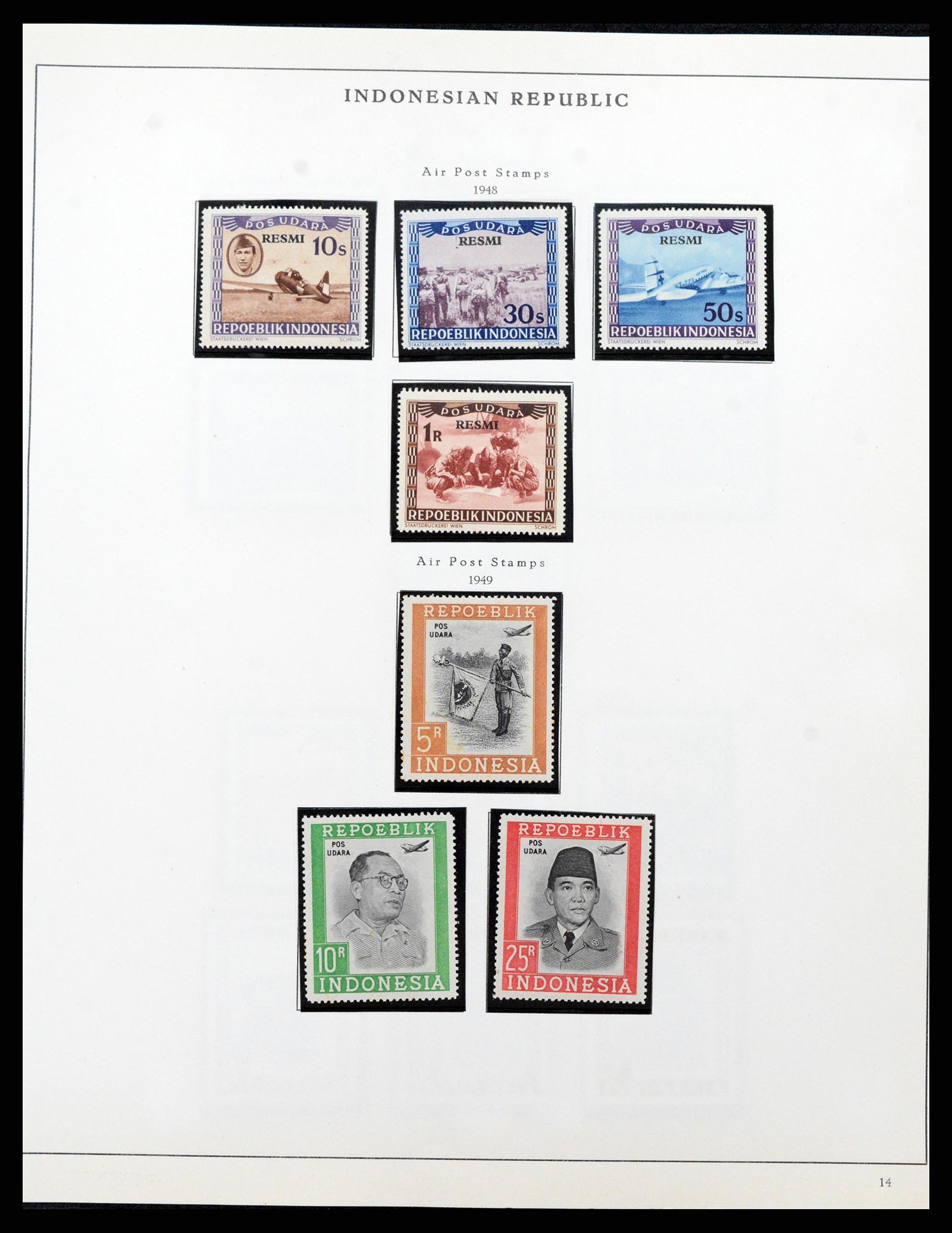37825 031 - Postzegelverzameling 37825 Nederlands Indië Jap. Bezetting/interim 19