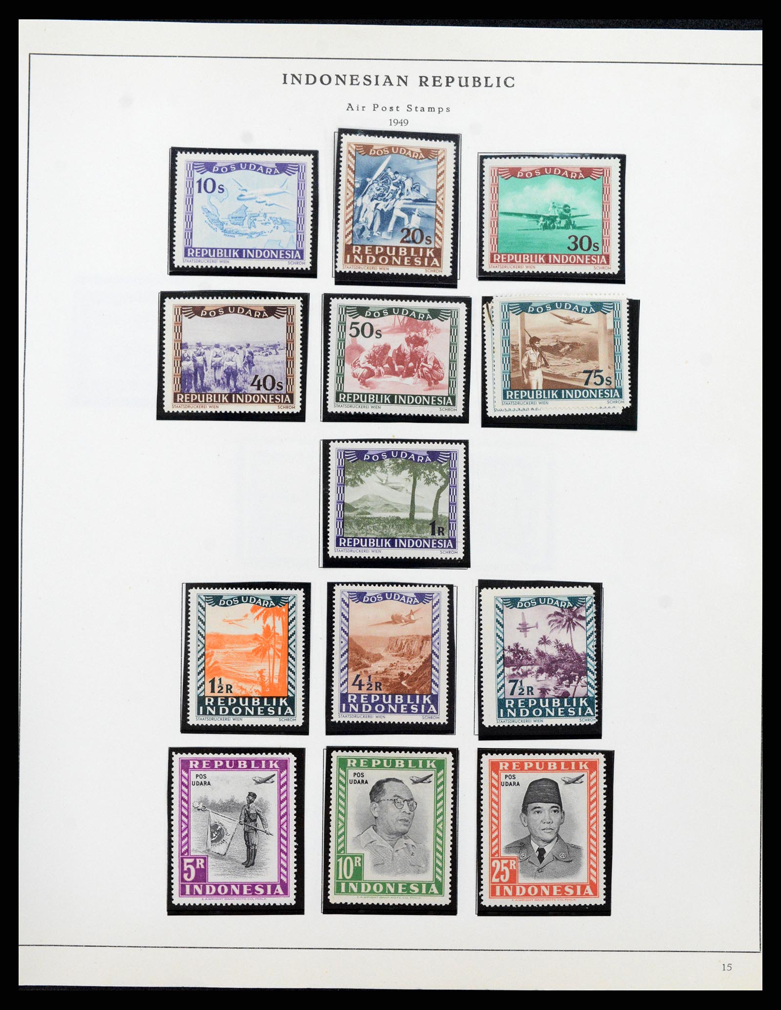 37825 032 - Postzegelverzameling 37825 Nederlands Indië Jap. Bezetting/interim 19