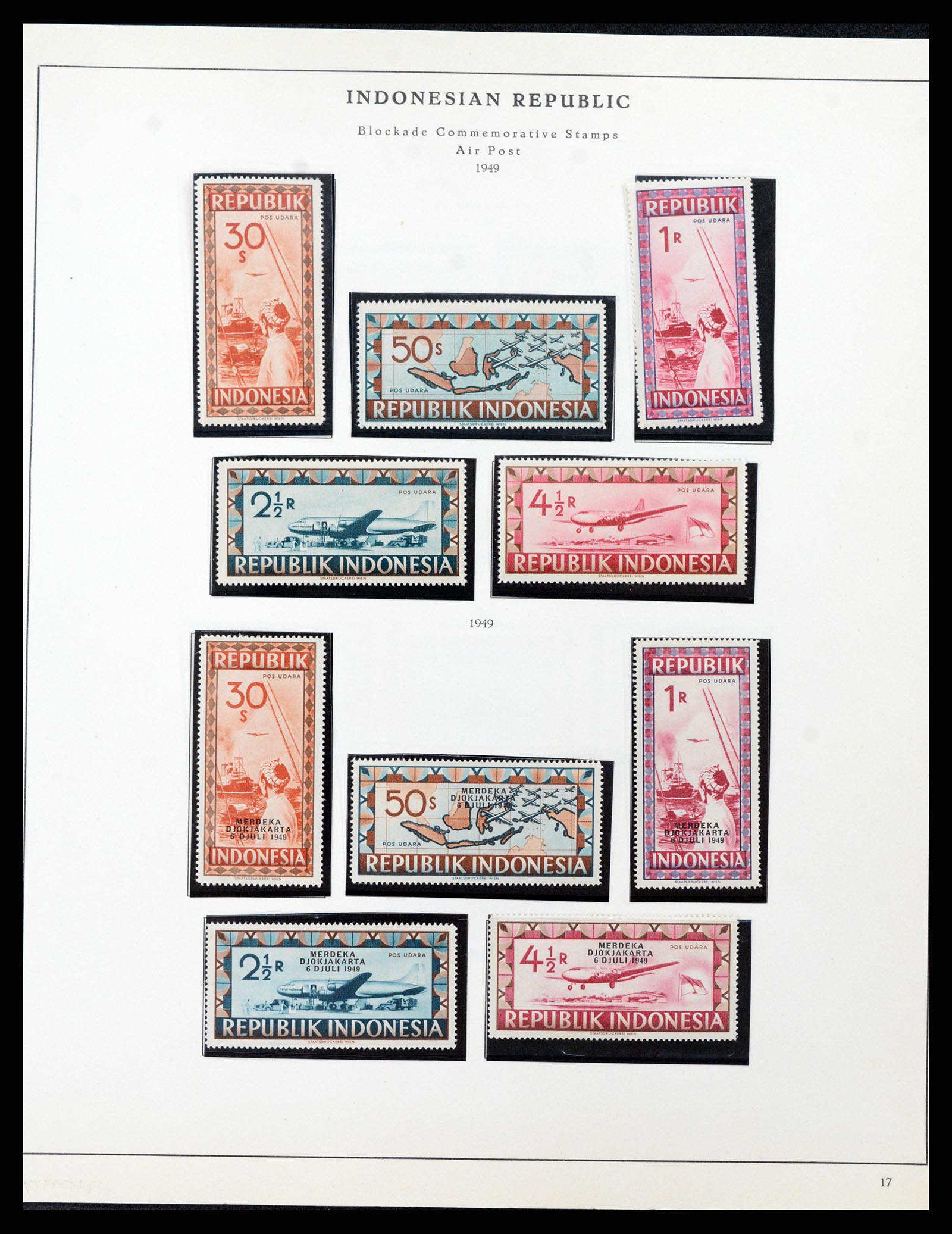 37825 034 - Postzegelverzameling 37825 Nederlands Indië Jap. Bezetting/interim 19