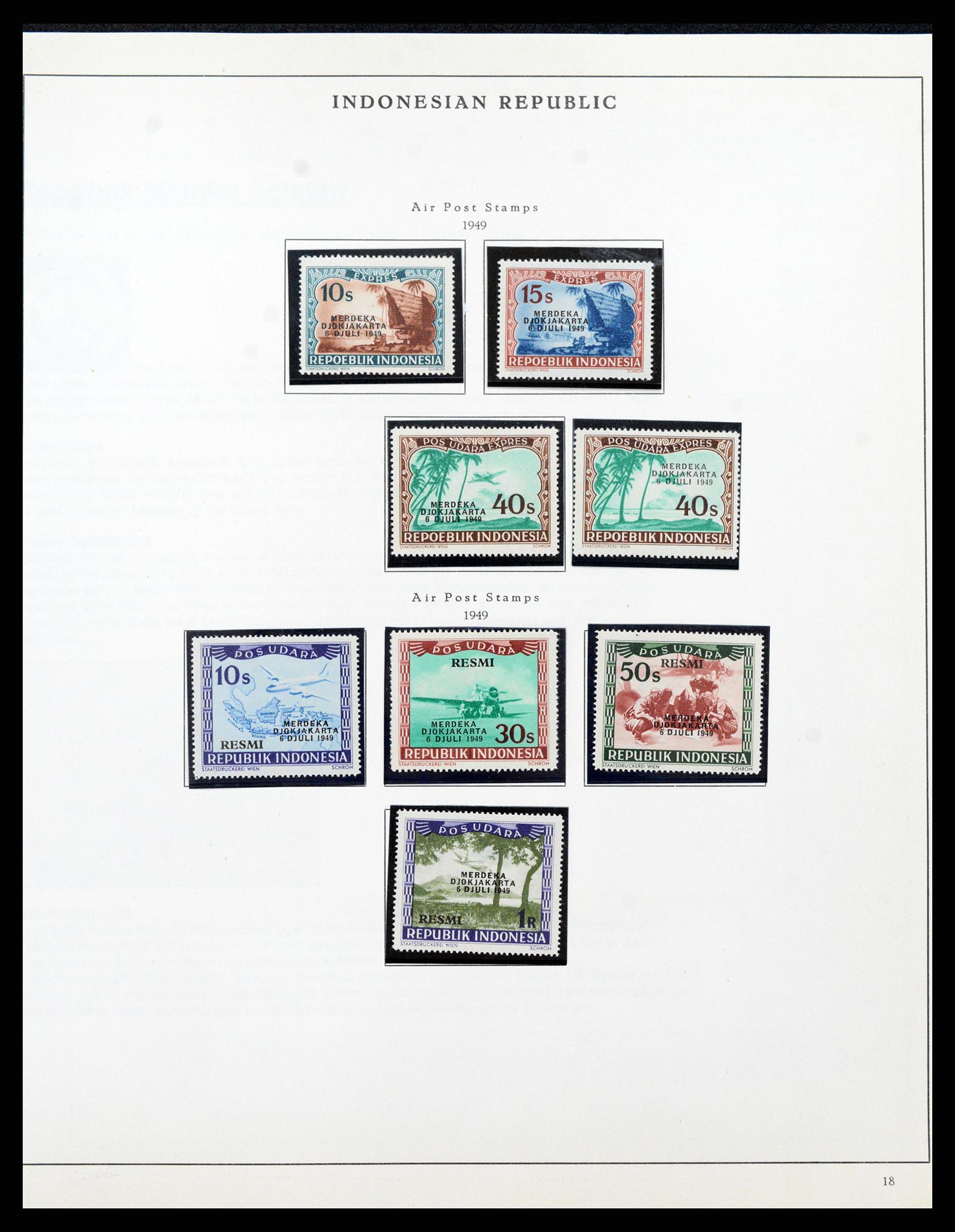 37825 035 - Postzegelverzameling 37825 Nederlands Indië Jap. Bezetting/interim 19