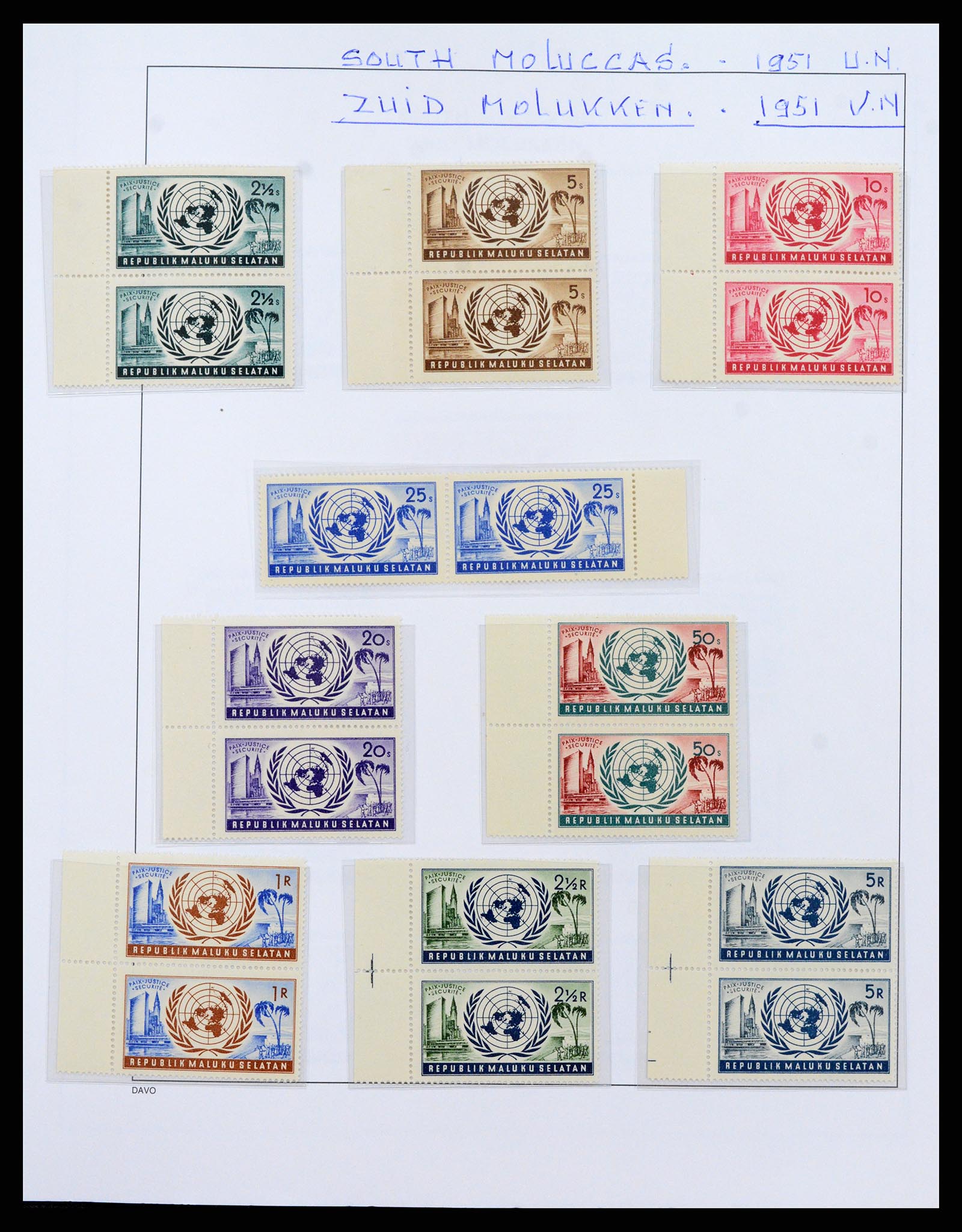 37825 040 - Postzegelverzameling 37825 Nederlands Indië Jap. Bezetting/interim 19