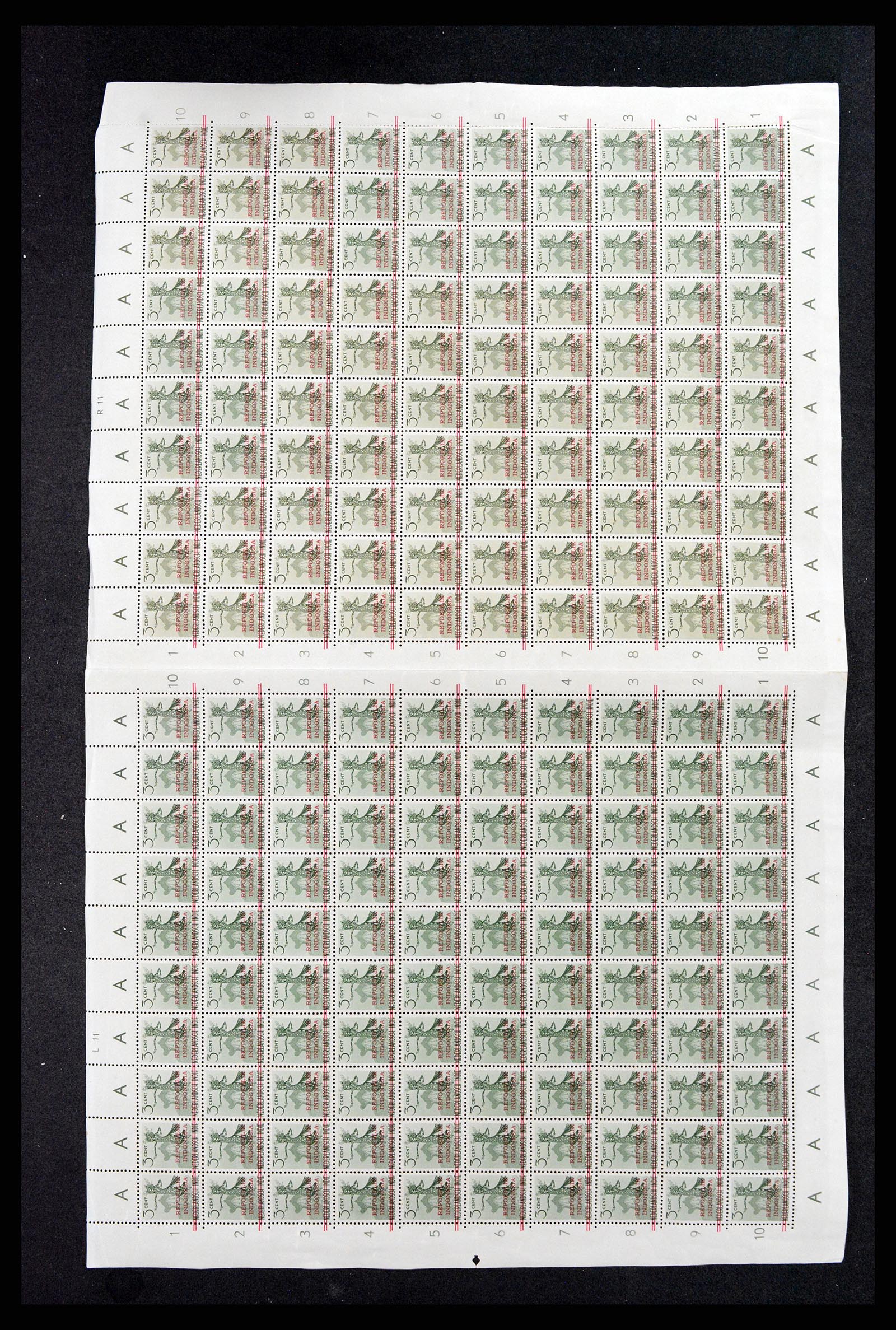 37825 094 - Postzegelverzameling 37825 Nederlands Indië Jap. Bezetting/interim 19