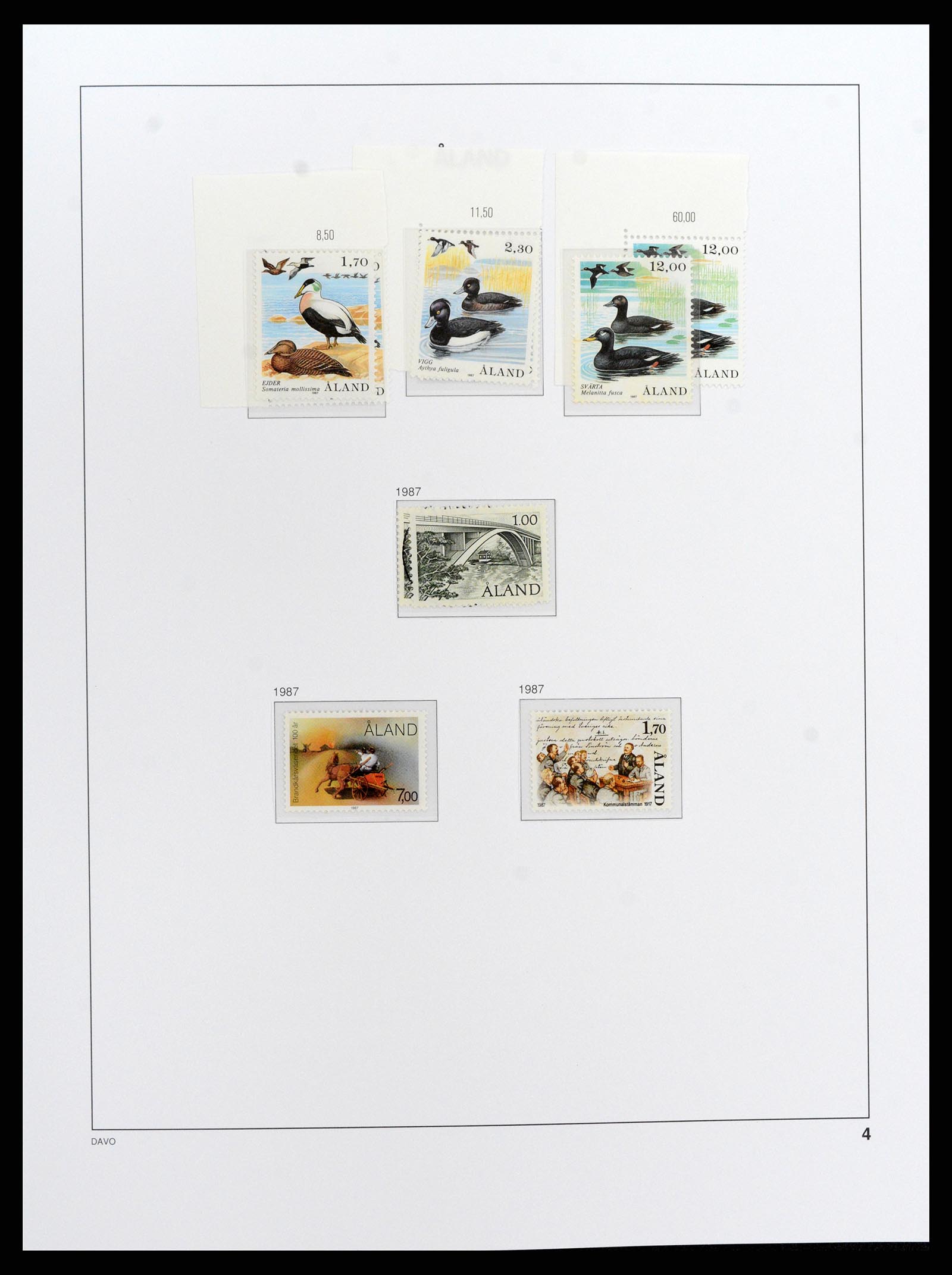 37827 004 - Stamp Collection 37827 Aland 1984-2016.