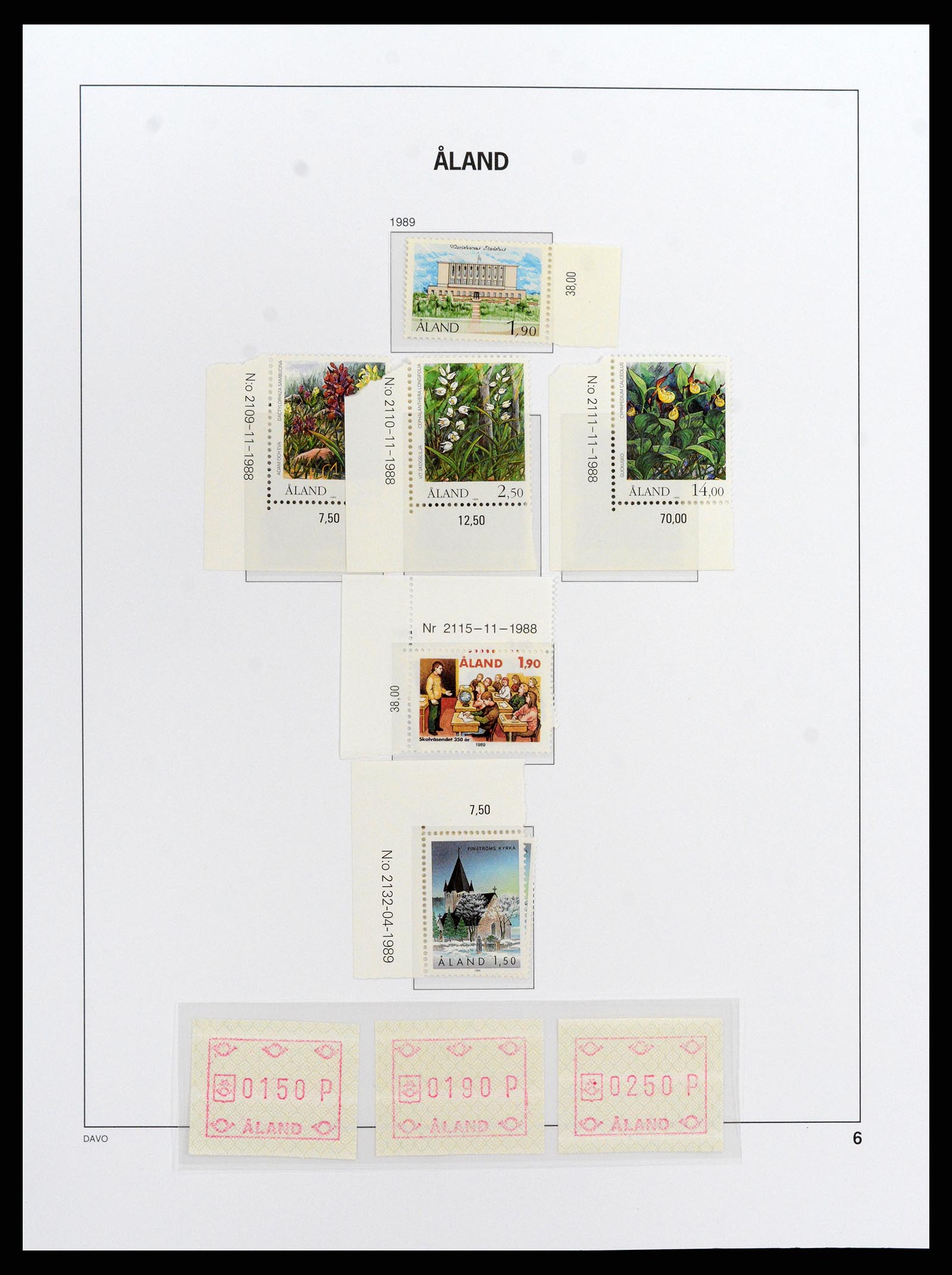 37827 006 - Postzegelverzameling 37827 Aland 1984-2016.