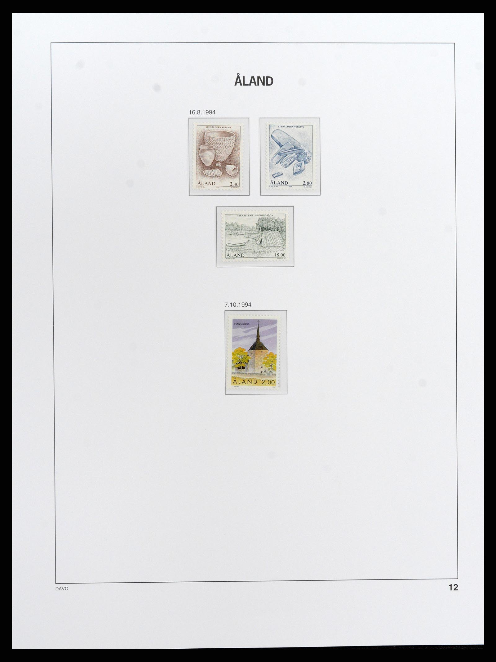 37827 015 - Postzegelverzameling 37827 Aland 1984-2016.