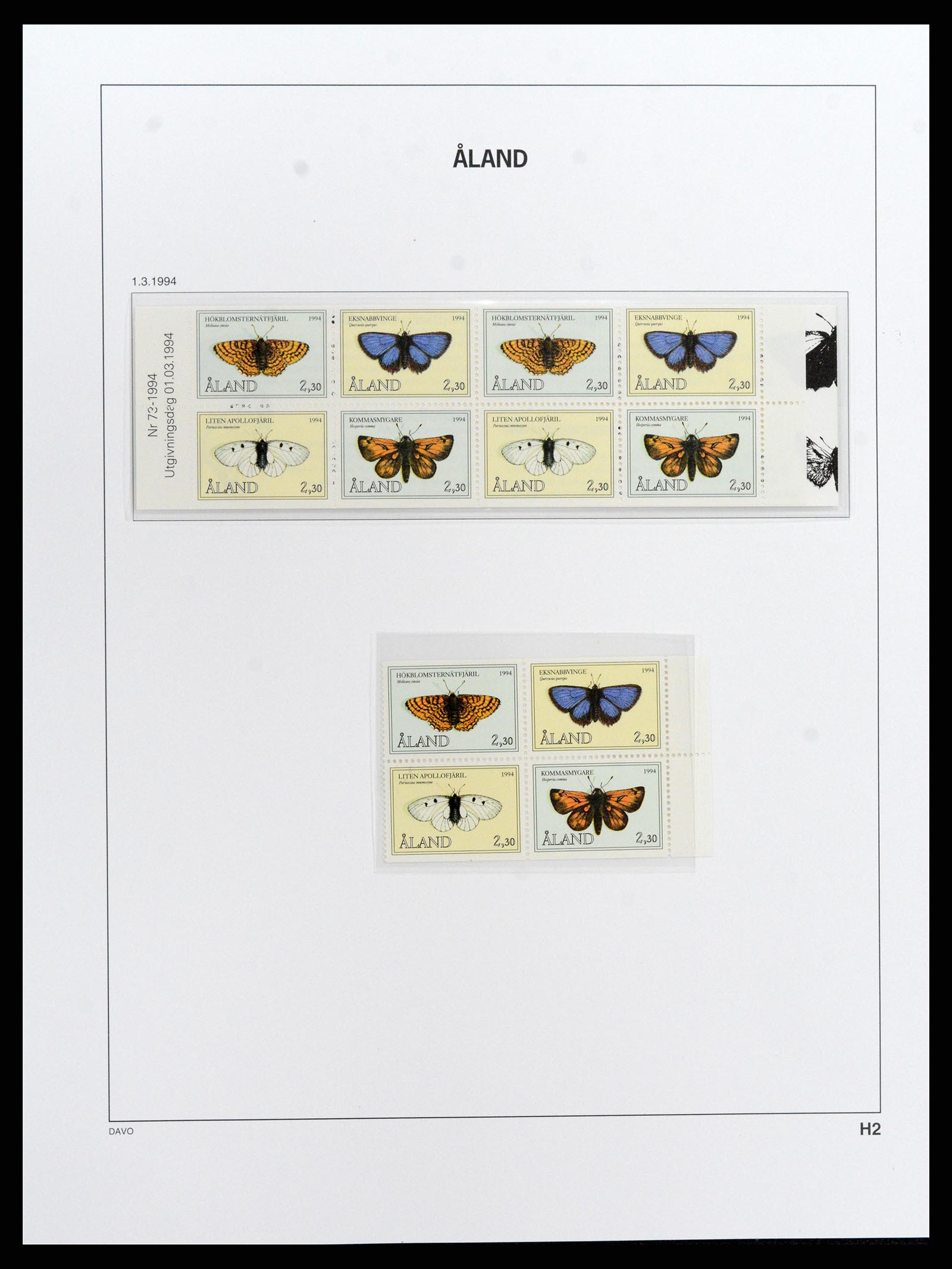 37827 016 - Postzegelverzameling 37827 Aland 1984-2016.