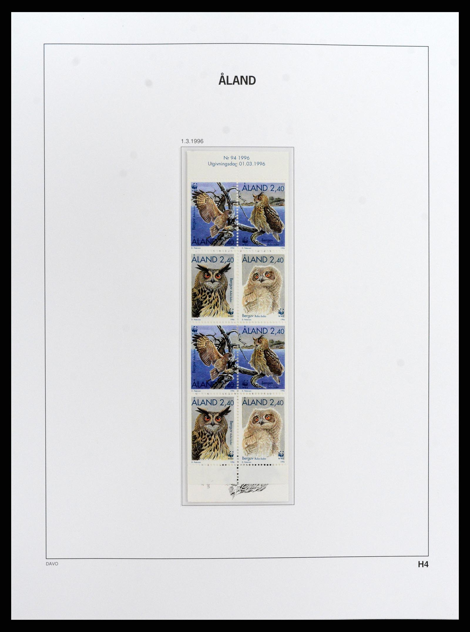 37827 022 - Postzegelverzameling 37827 Aland 1984-2016.