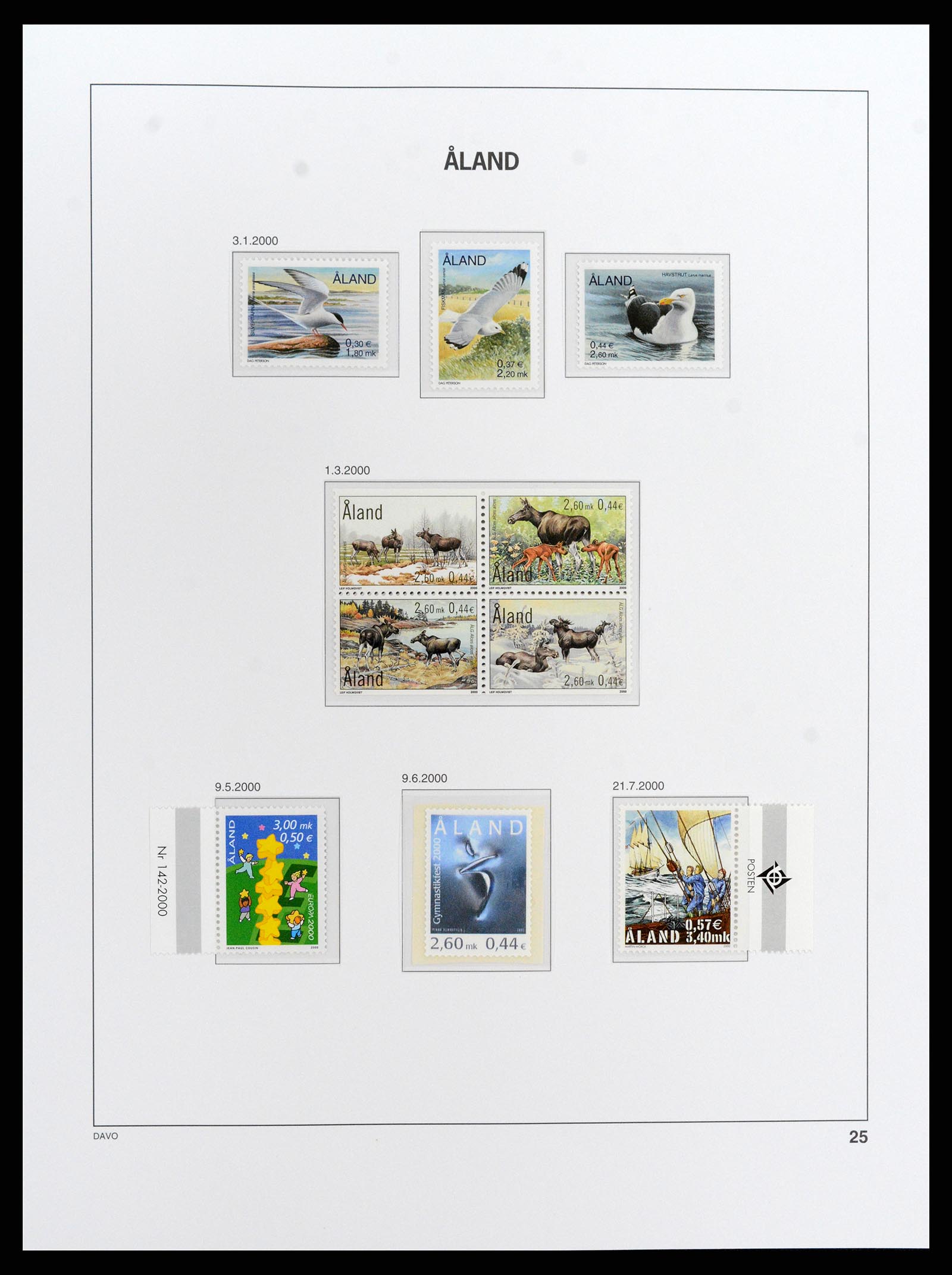 37827 035 - Postzegelverzameling 37827 Aland 1984-2016.