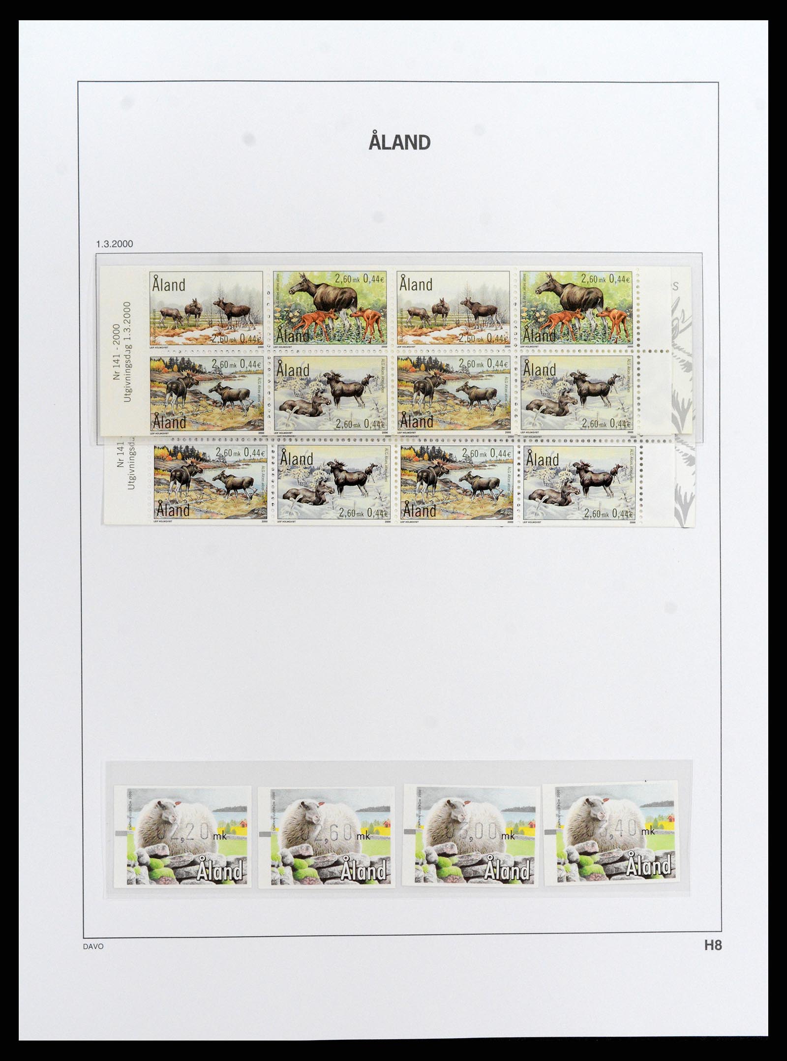 37827 039 - Postzegelverzameling 37827 Aland 1984-2016.
