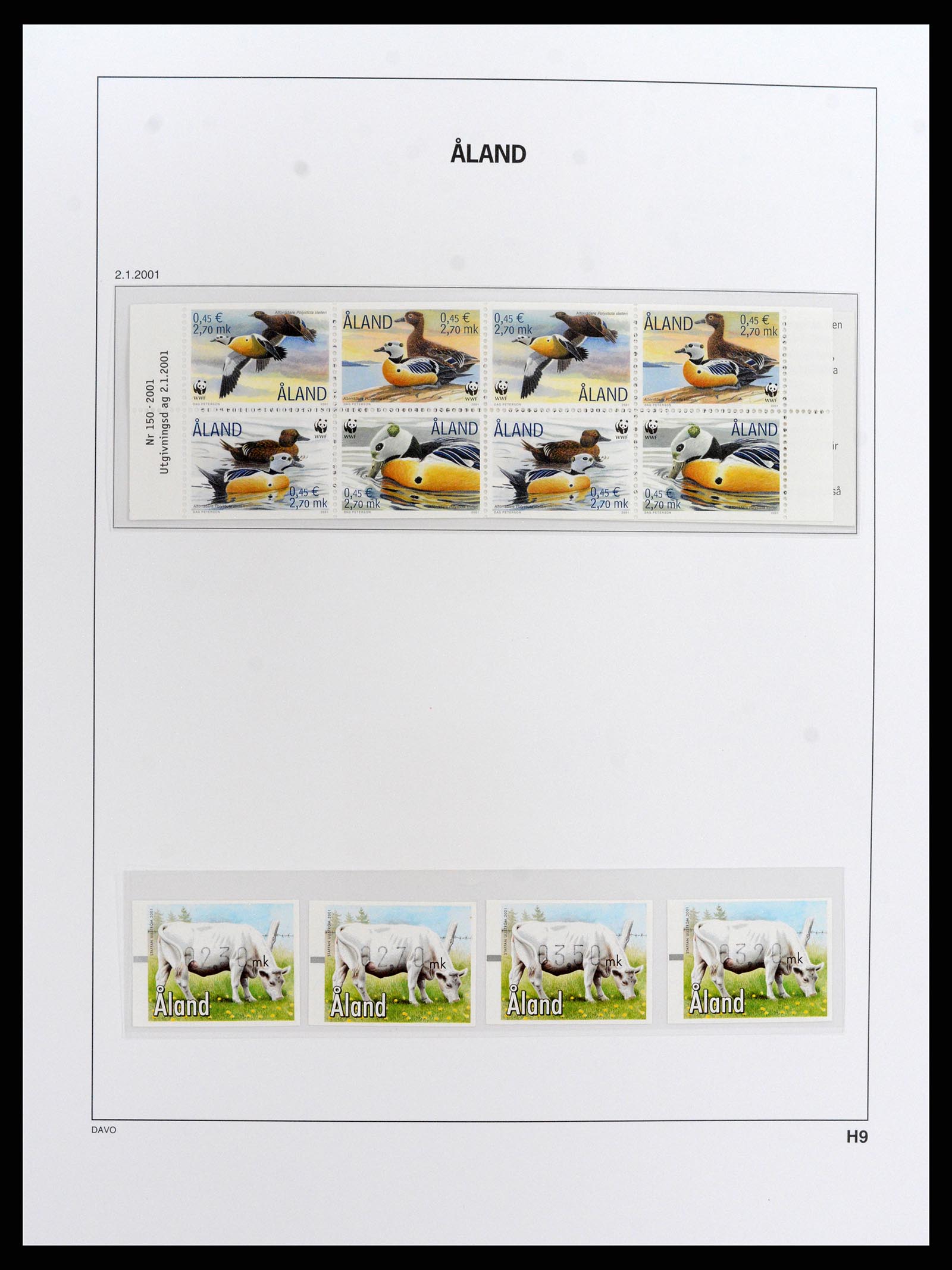 37827 043 - Stamp Collection 37827 Aland 1984-2016.