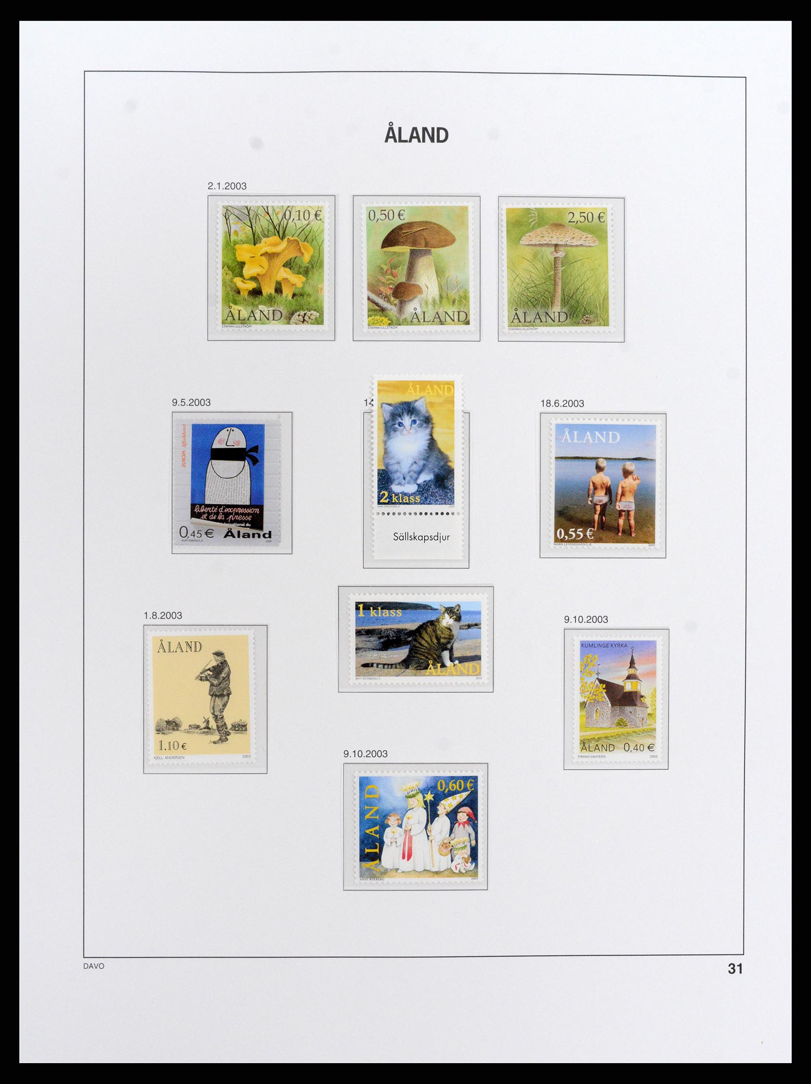 37827 047 - Stamp Collection 37827 Aland 1984-2016.