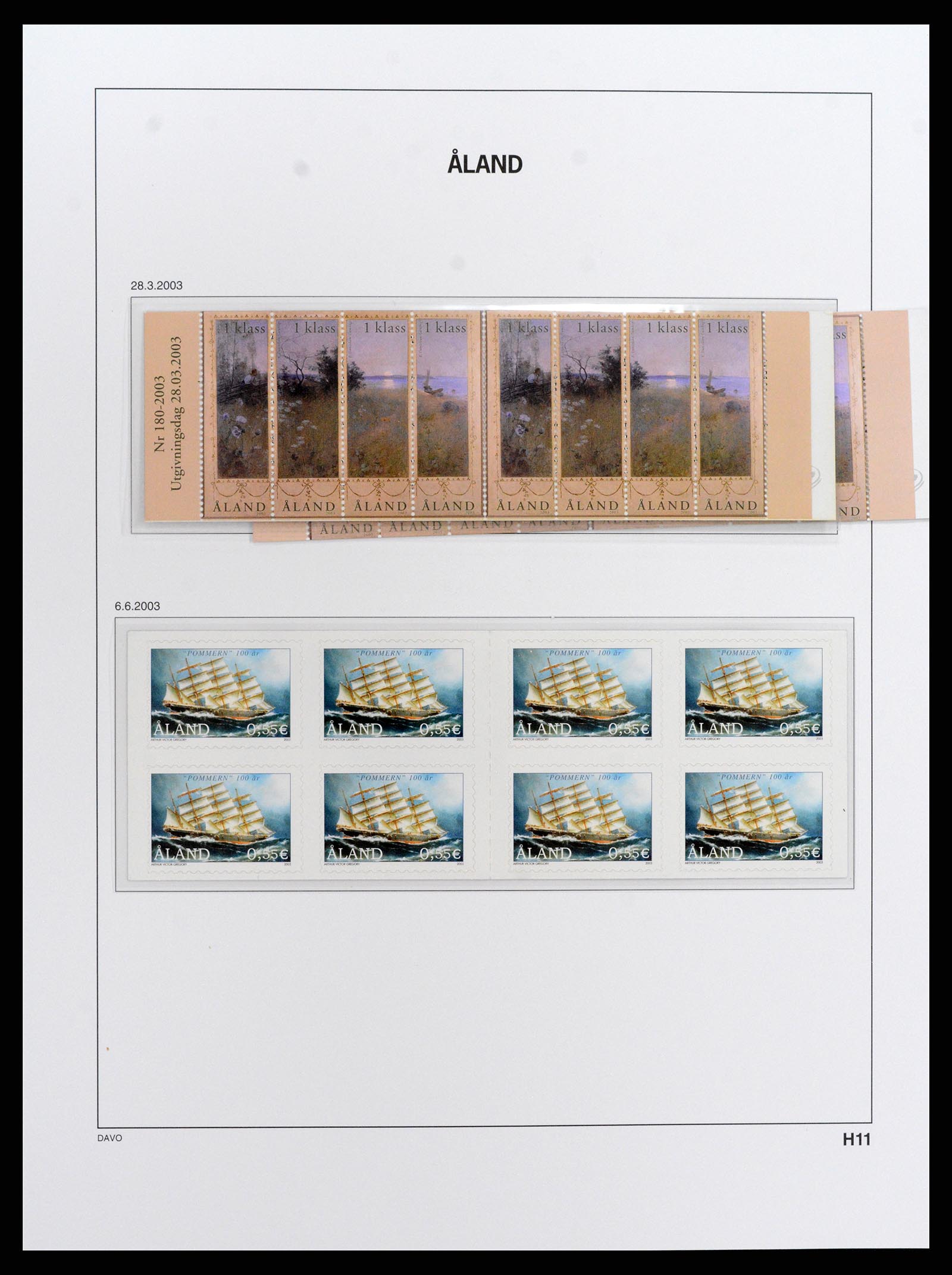37827 049 - Stamp Collection 37827 Aland 1984-2016.