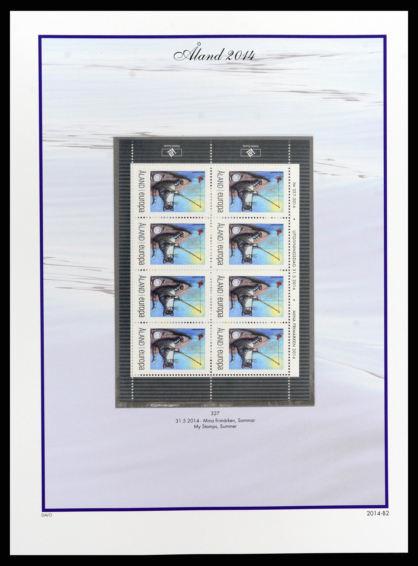 37827 100 - Stamp Collection 37827 Aland 1984-2016.