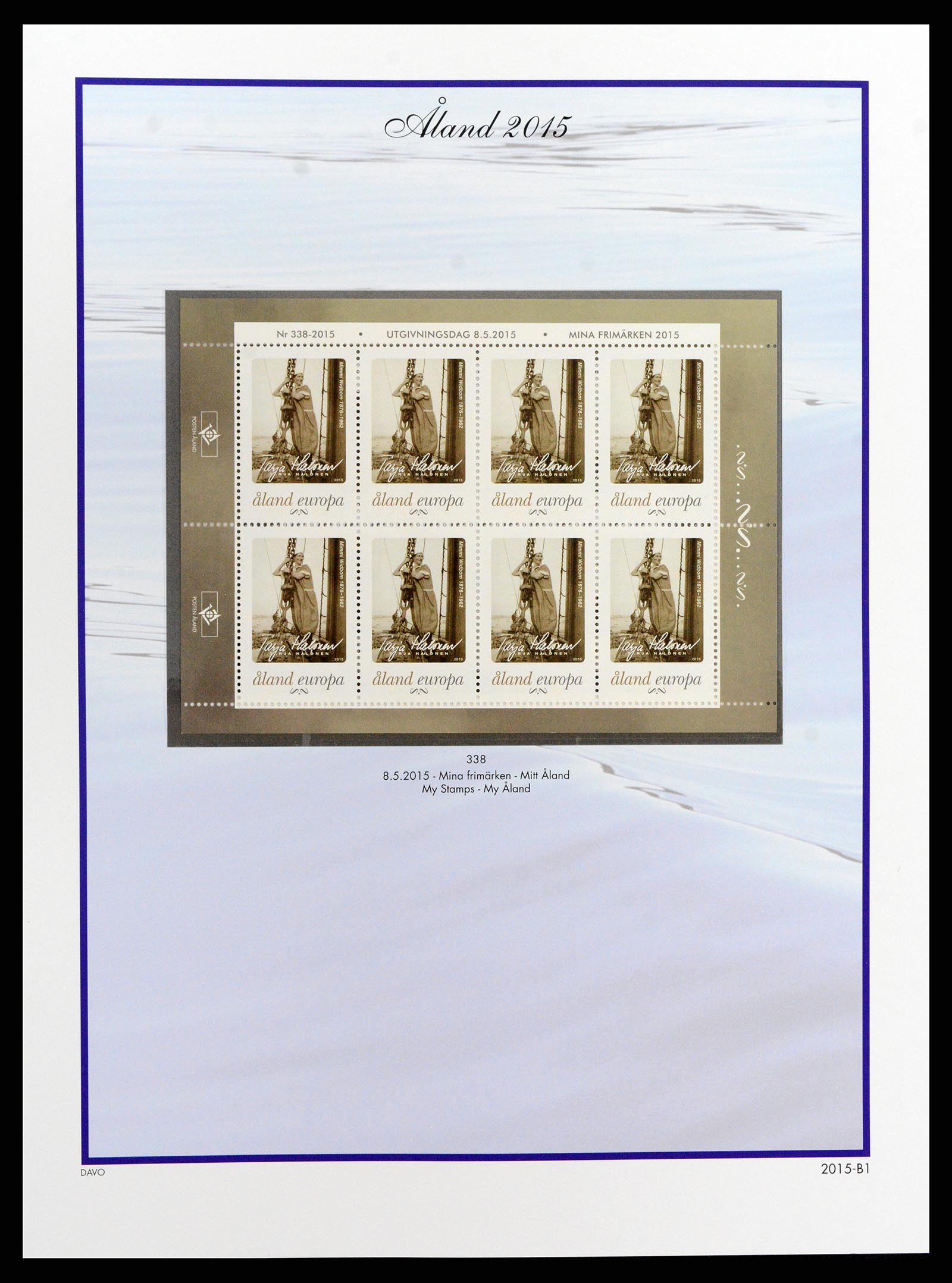 37827 105 - Postzegelverzameling 37827 Aland 1984-2016.