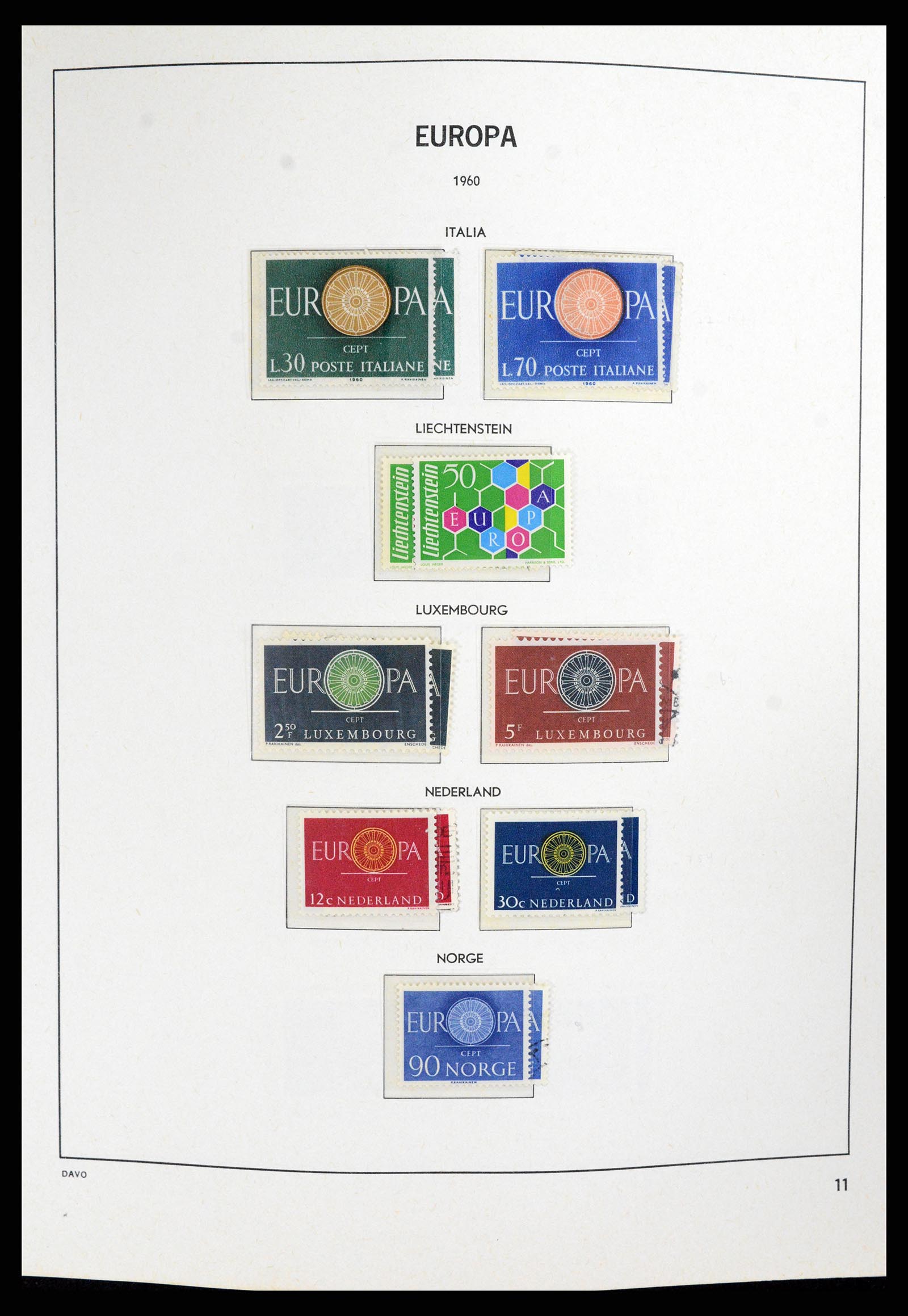 37828 011 - Stamp Collection 37828 Europa CEPT 1936-1986.