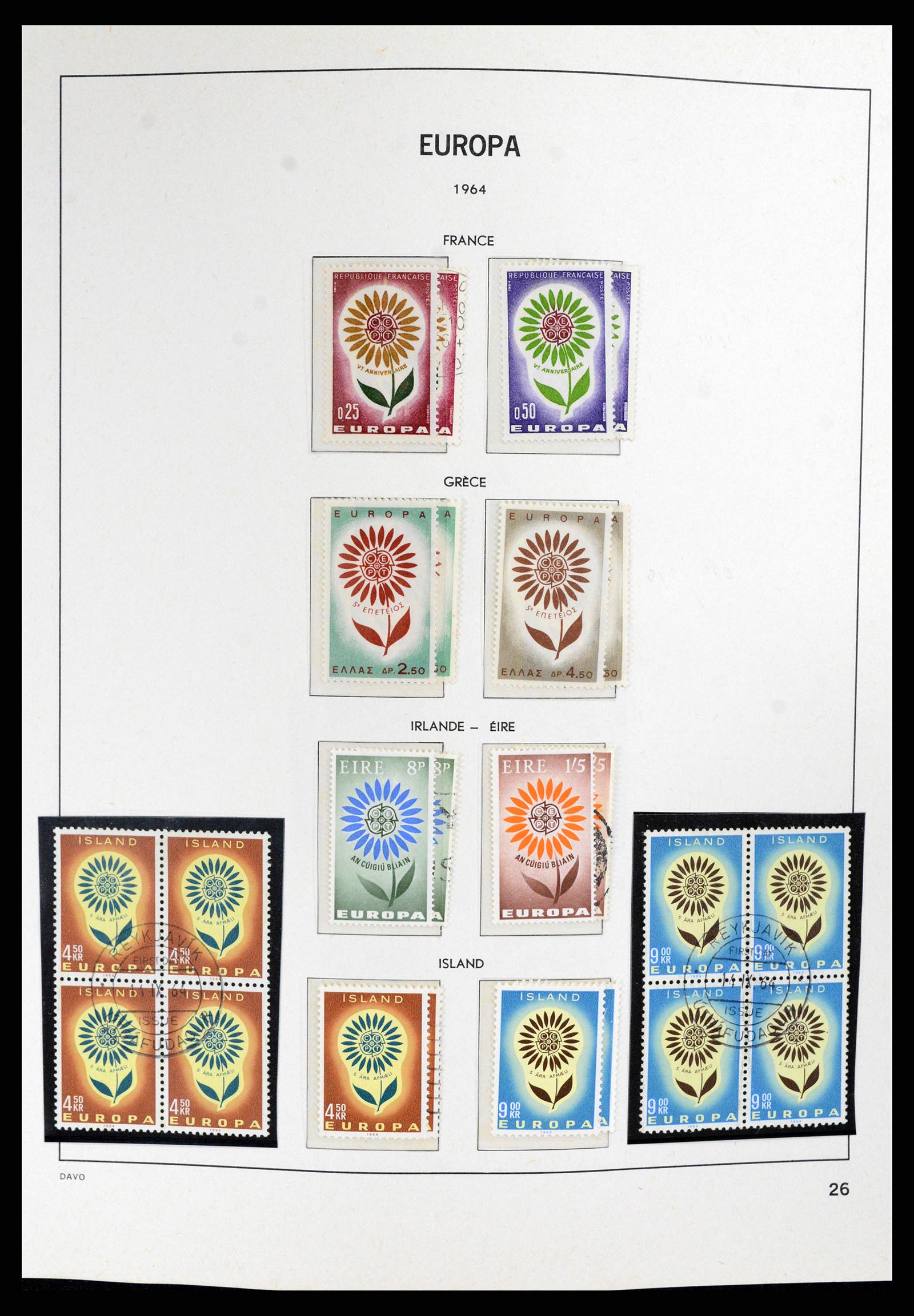 37828 026 - Postzegelverzameling 37828 Europa CEPT 1936-1986.