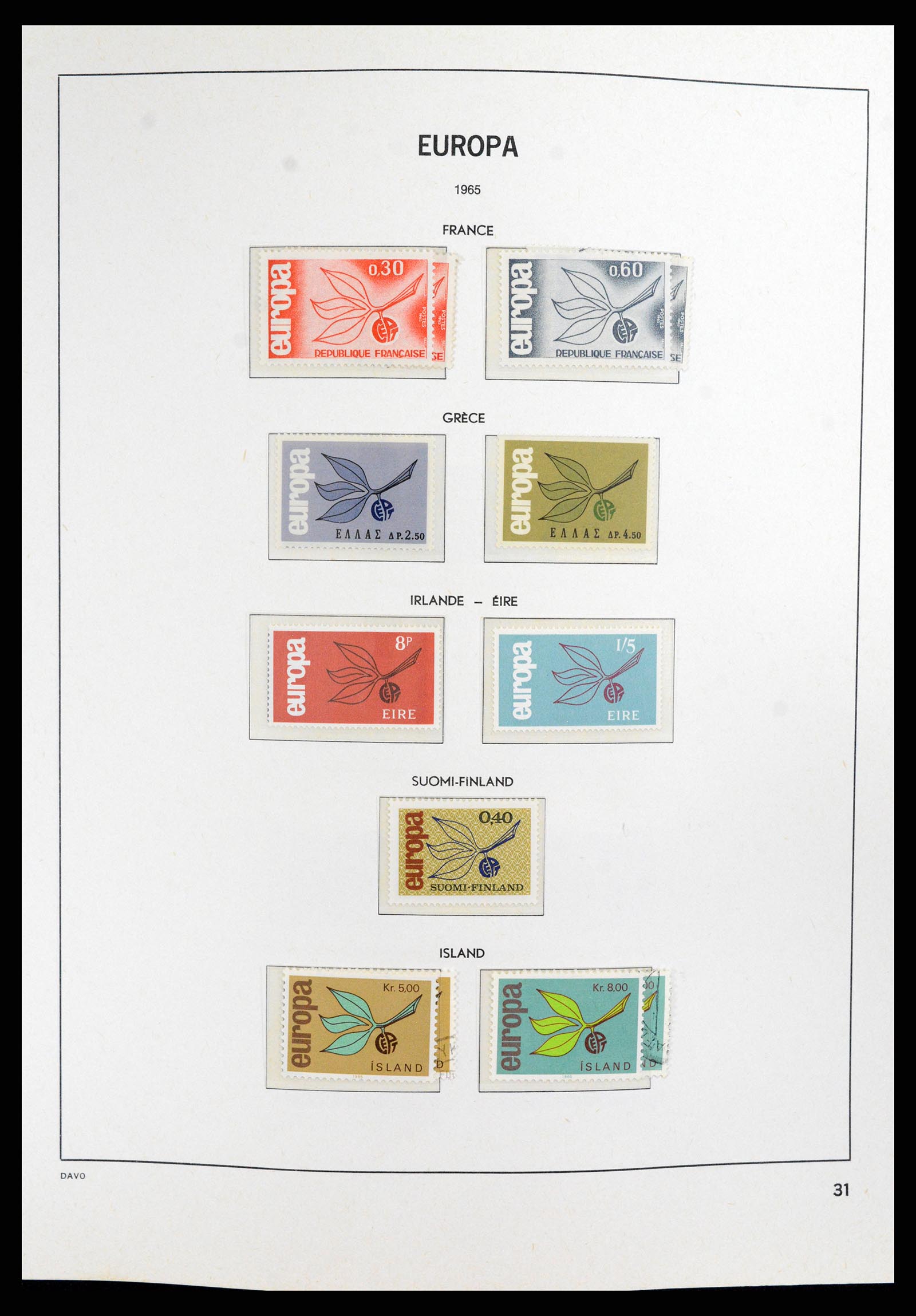 37828 031 - Postzegelverzameling 37828 Europa CEPT 1936-1986.