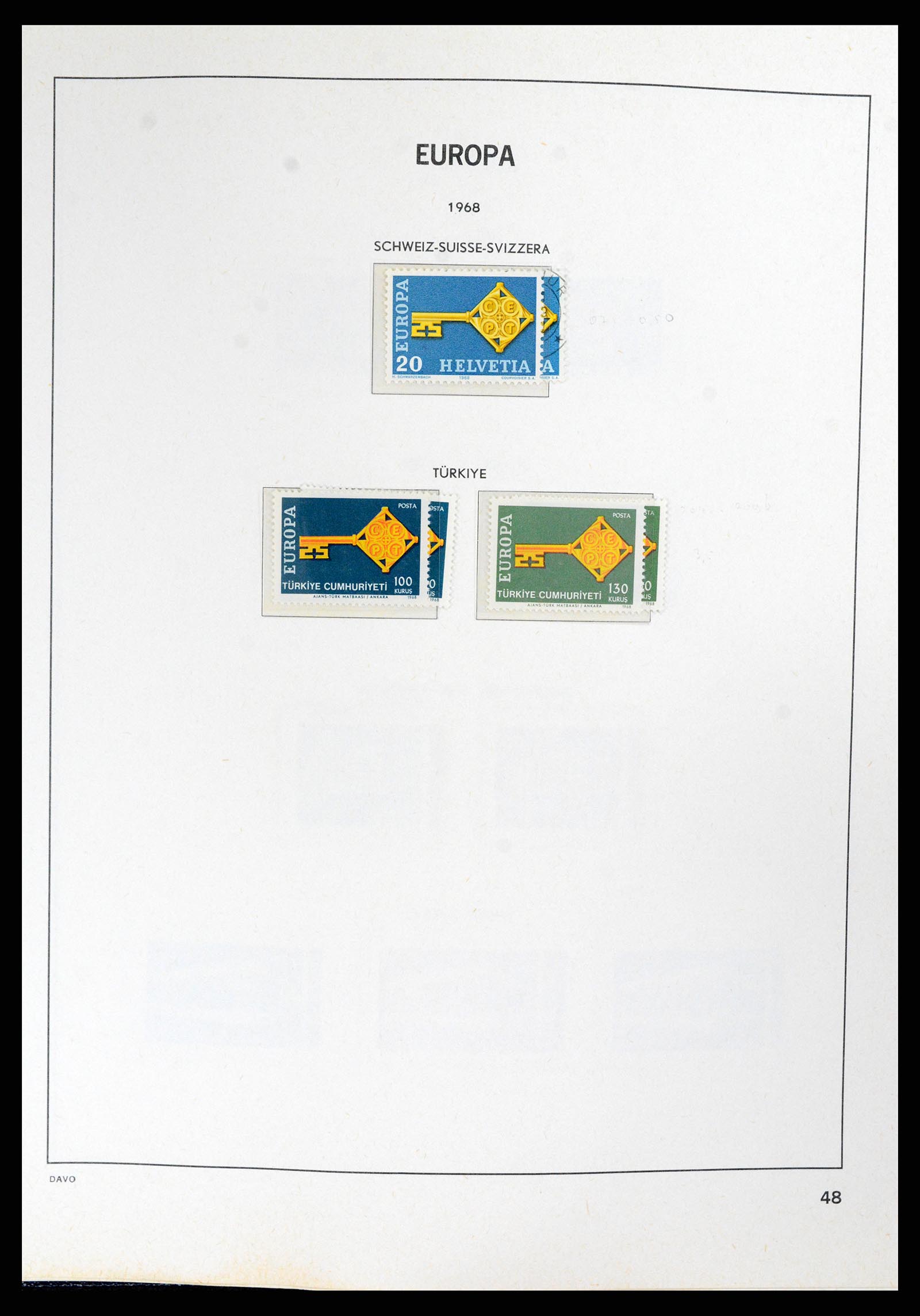 37828 048 - Postzegelverzameling 37828 Europa CEPT 1936-1986.