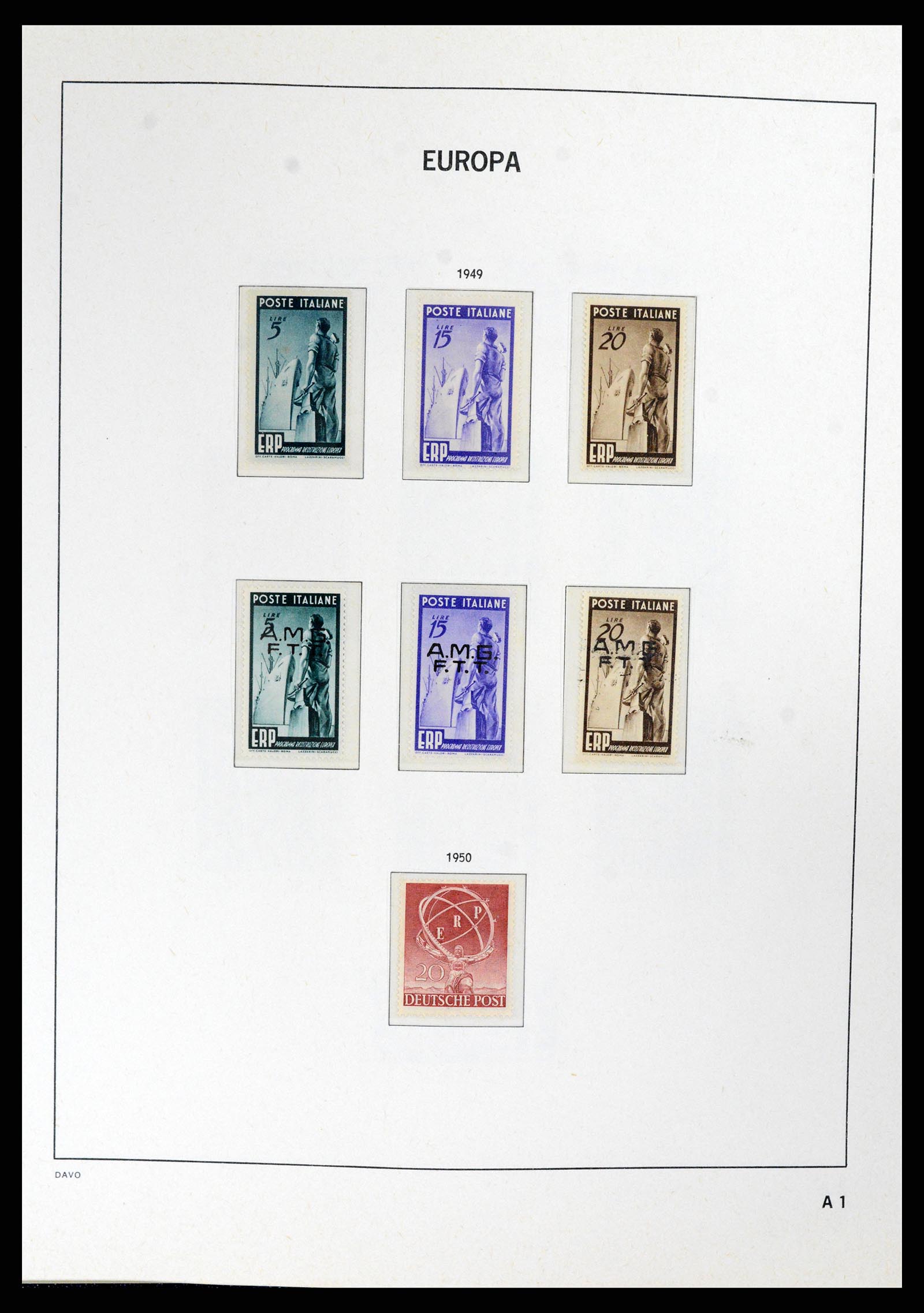 37828 065 - Postzegelverzameling 37828 Europa CEPT 1936-1986.
