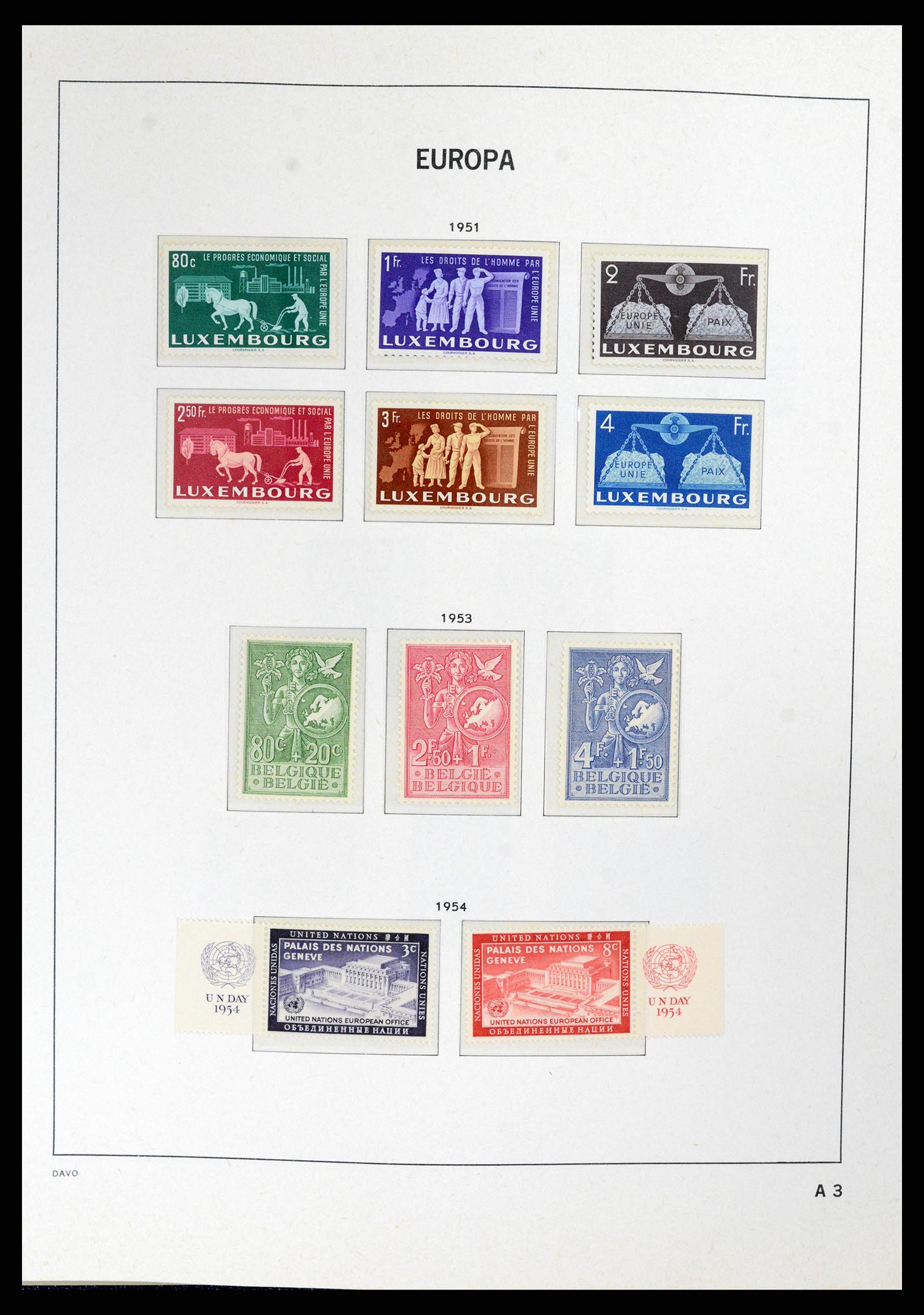 37828 067 - Postzegelverzameling 37828 Europa CEPT 1936-1986.