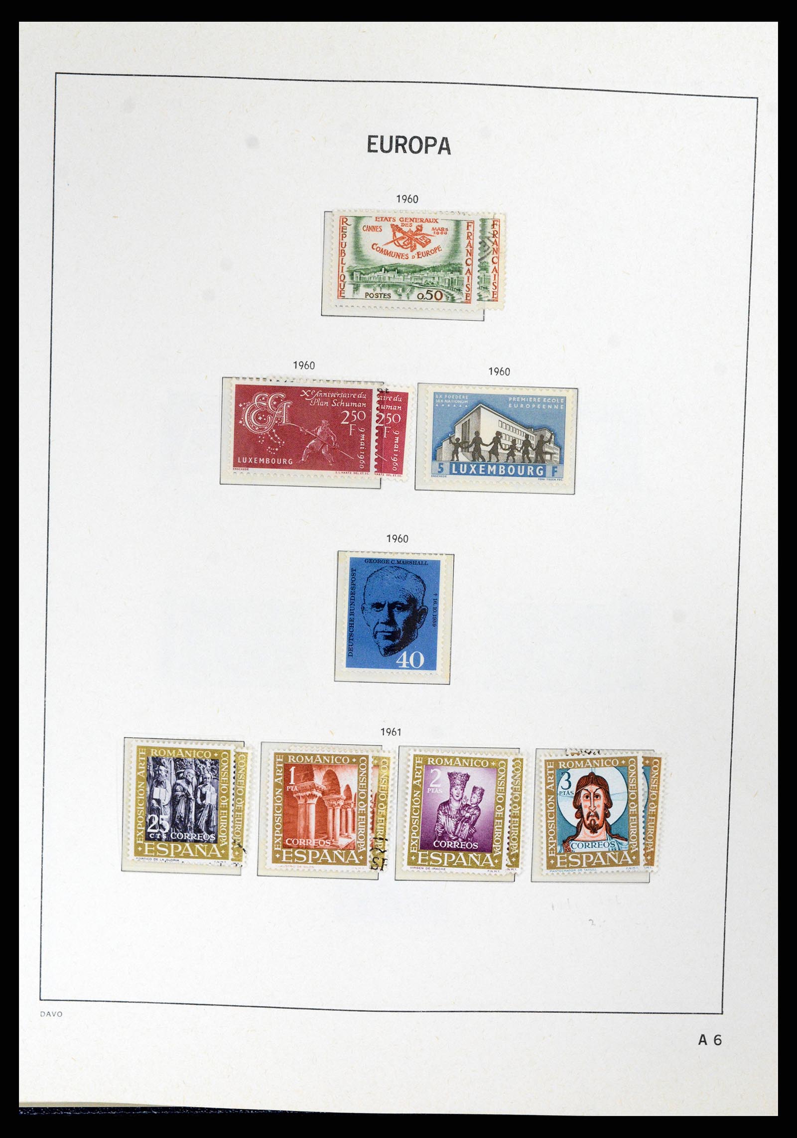 37828 070 - Postzegelverzameling 37828 Europa CEPT 1936-1986.