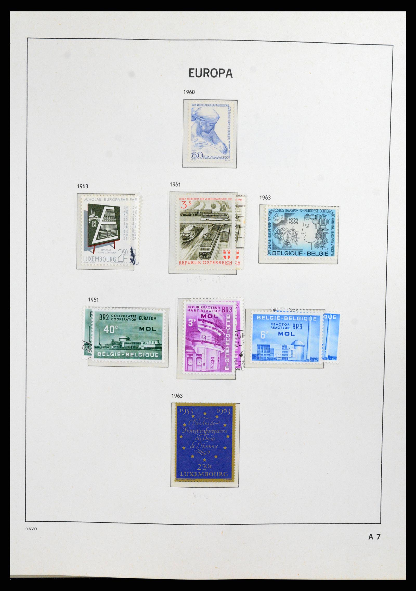 37828 071 - Postzegelverzameling 37828 Europa CEPT 1936-1986.