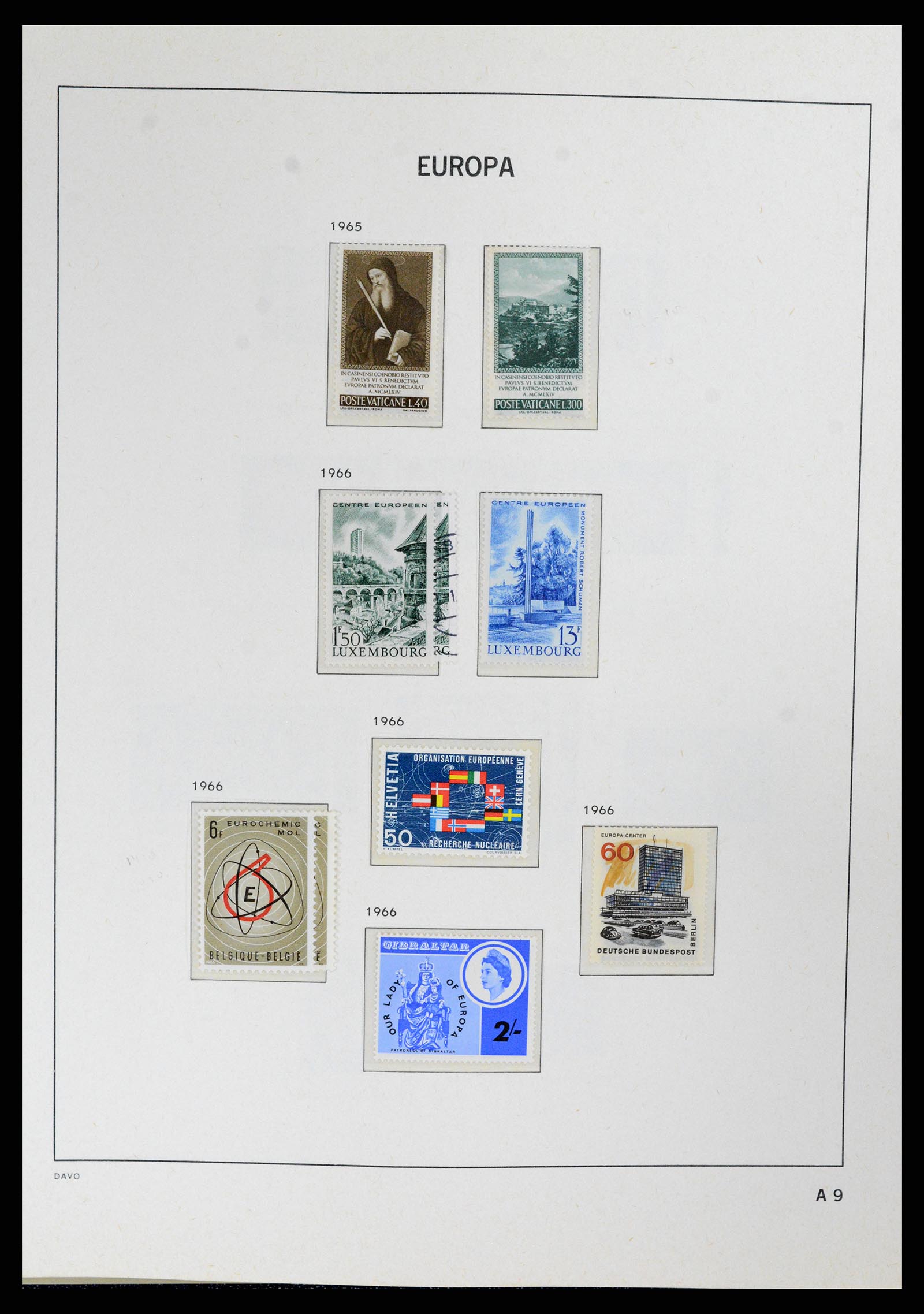 37828 073 - Postzegelverzameling 37828 Europa CEPT 1936-1986.