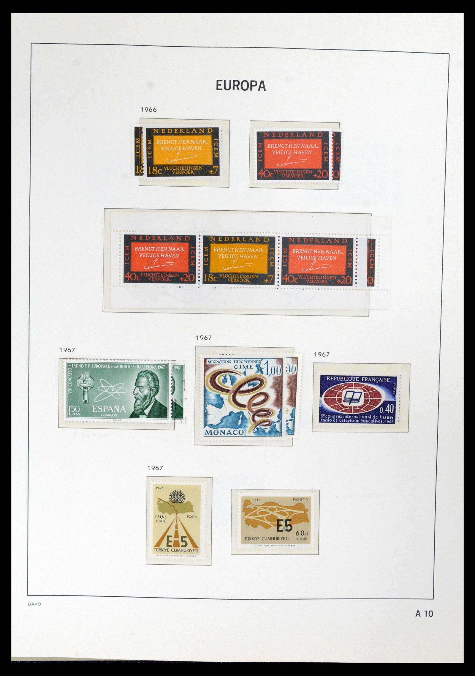 37828 074 - Postzegelverzameling 37828 Europa CEPT 1936-1986.