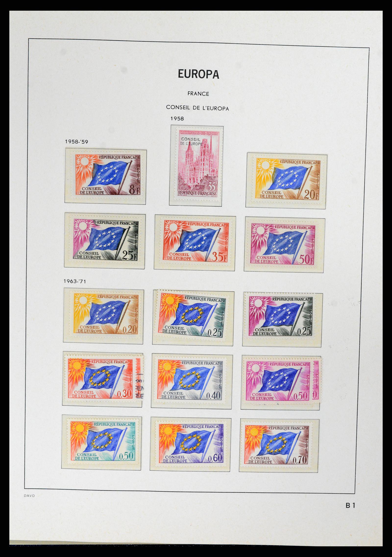 37828 084 - Postzegelverzameling 37828 Europa CEPT 1936-1986.
