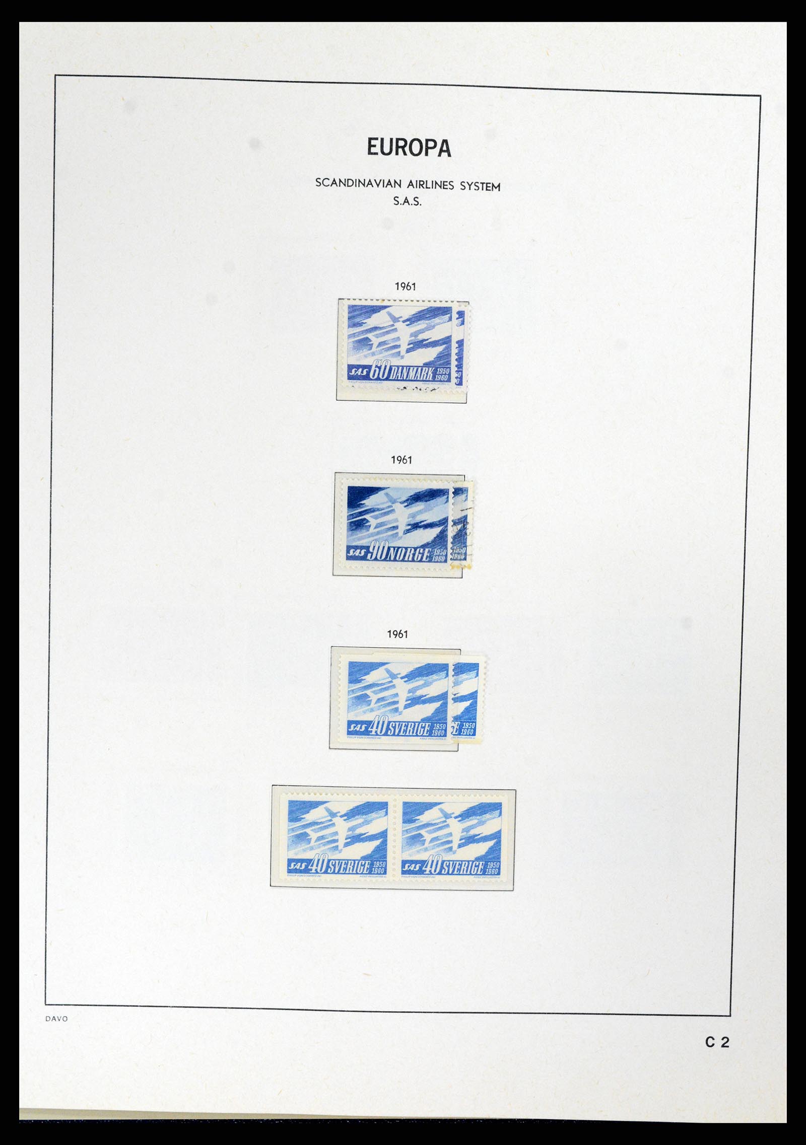 37828 087 - Postzegelverzameling 37828 Europa CEPT 1936-1986.