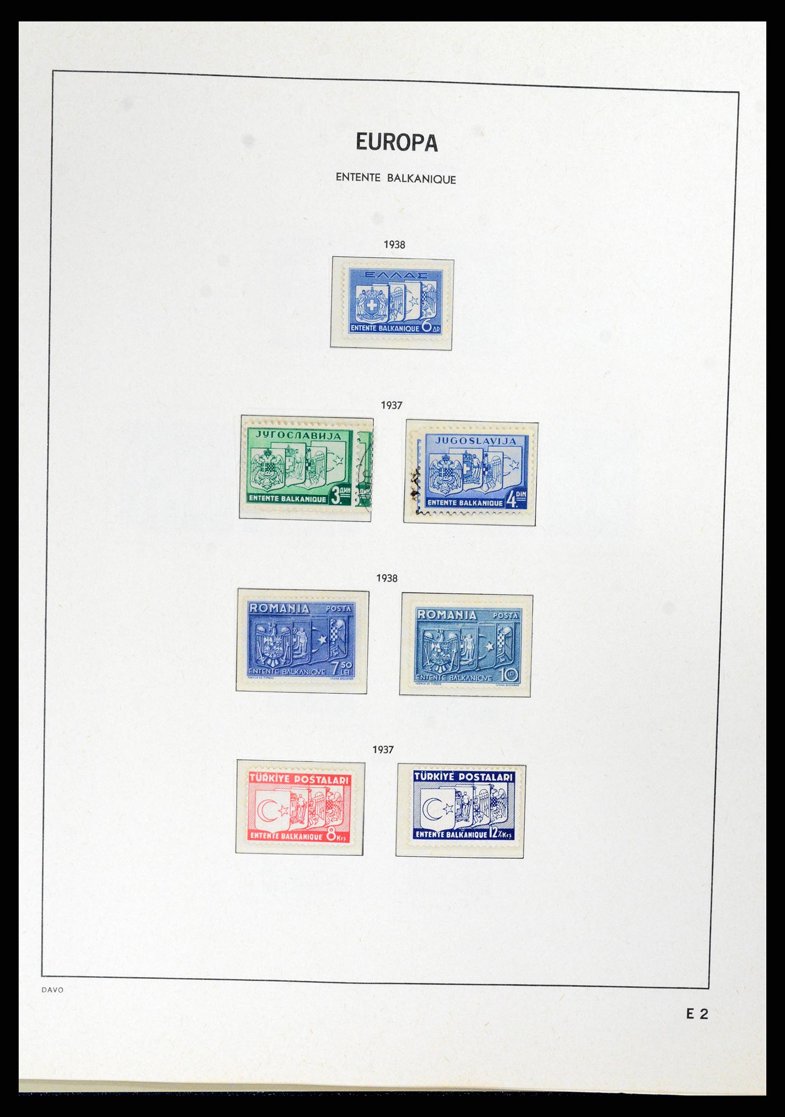 37828 090 - Postzegelverzameling 37828 Europa CEPT 1936-1986.