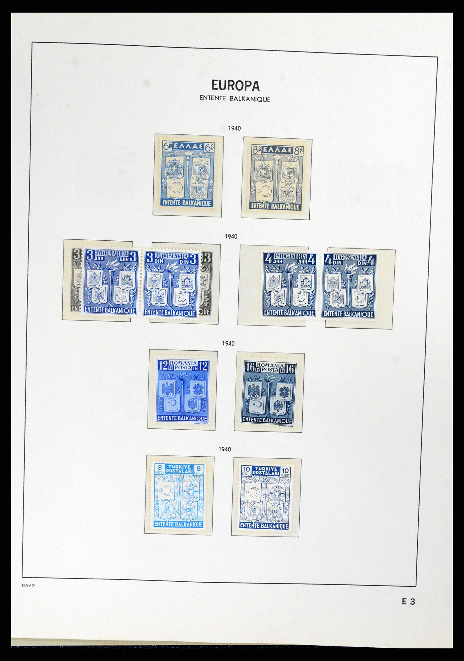 37828 091 - Postzegelverzameling 37828 Europa CEPT 1936-1986.
