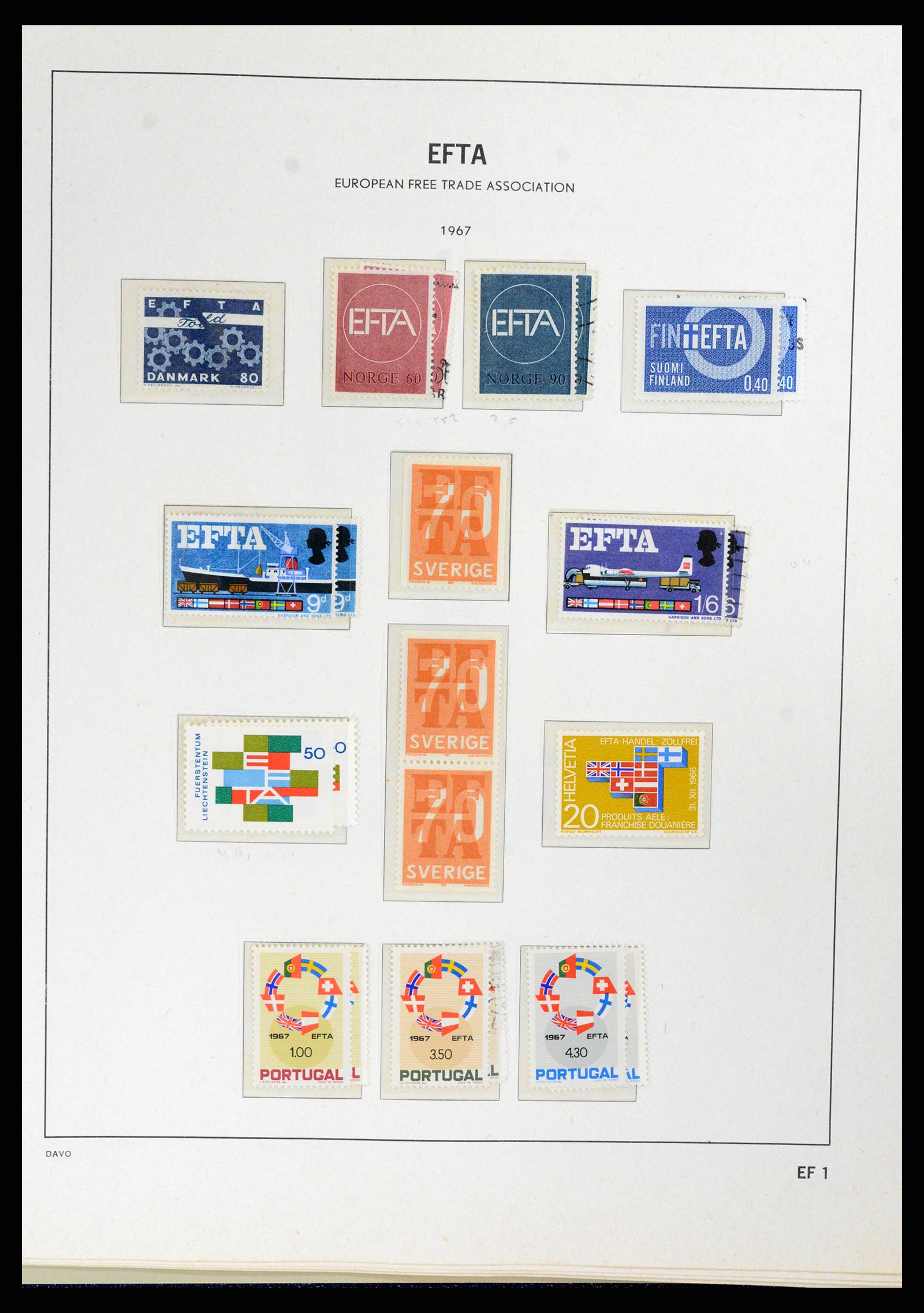 37828 092 - Postzegelverzameling 37828 Europa CEPT 1936-1986.