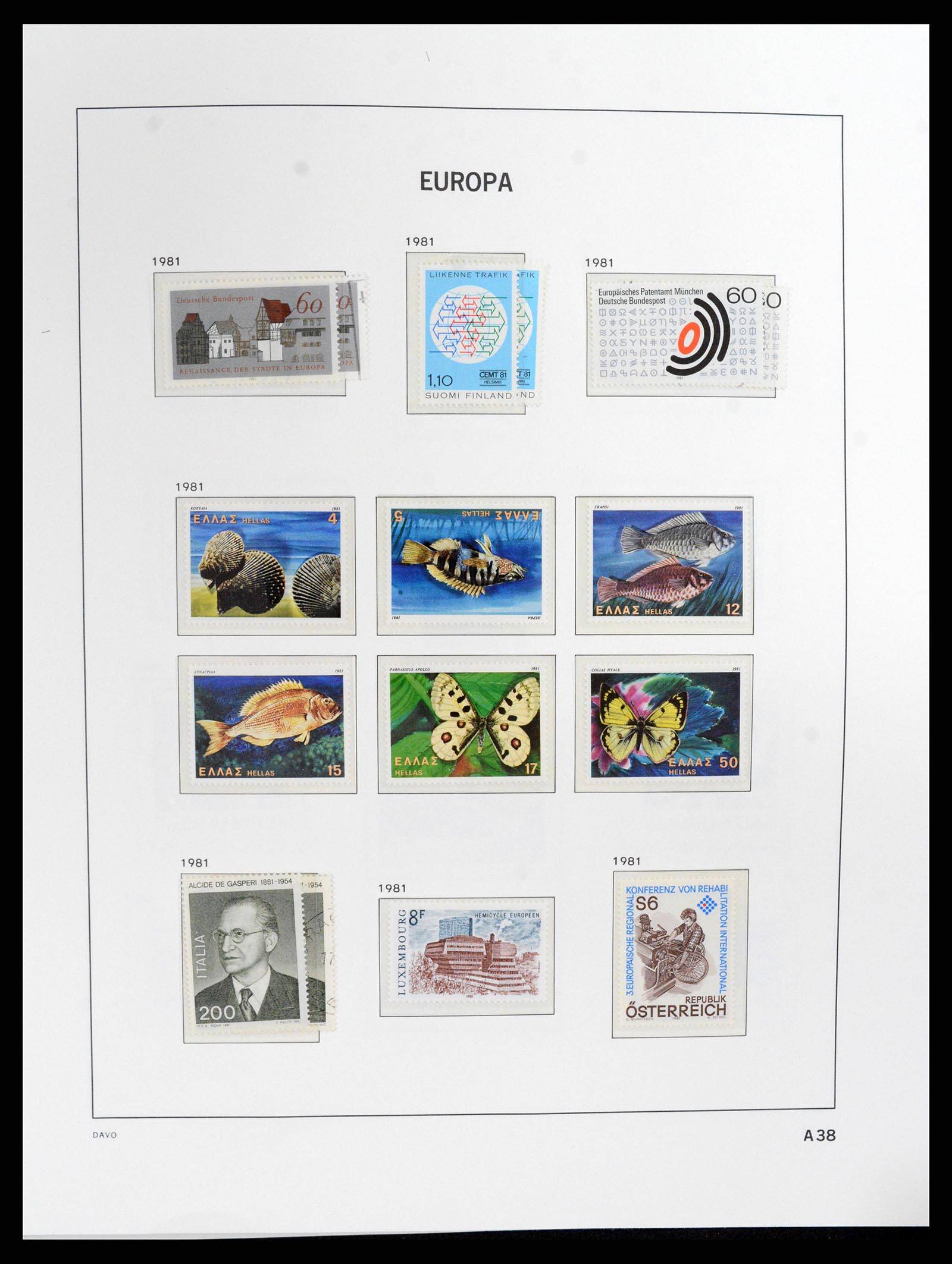 37828 242 - Postzegelverzameling 37828 Europa CEPT 1936-1986.