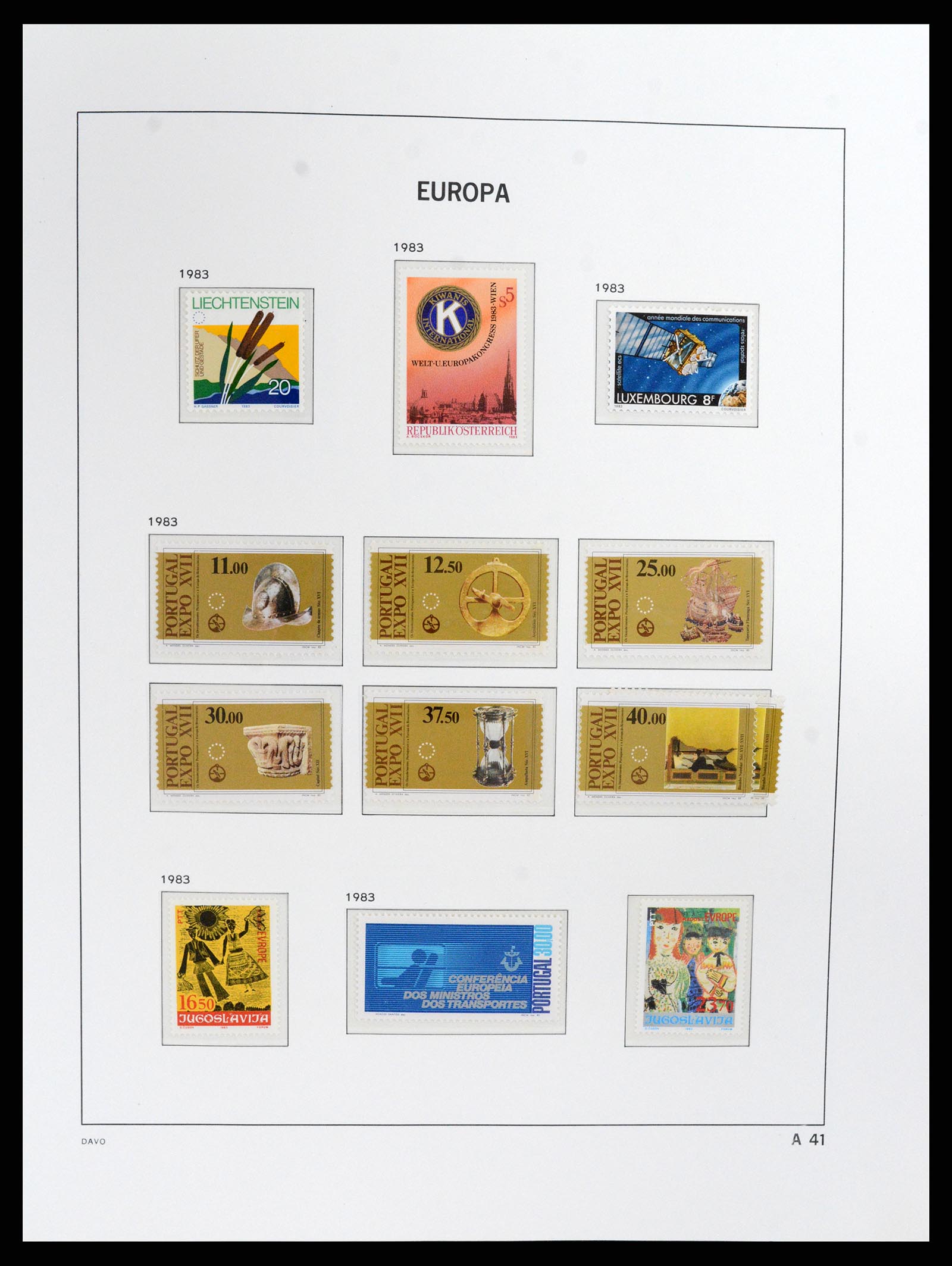 37828 245 - Postzegelverzameling 37828 Europa CEPT 1936-1986.
