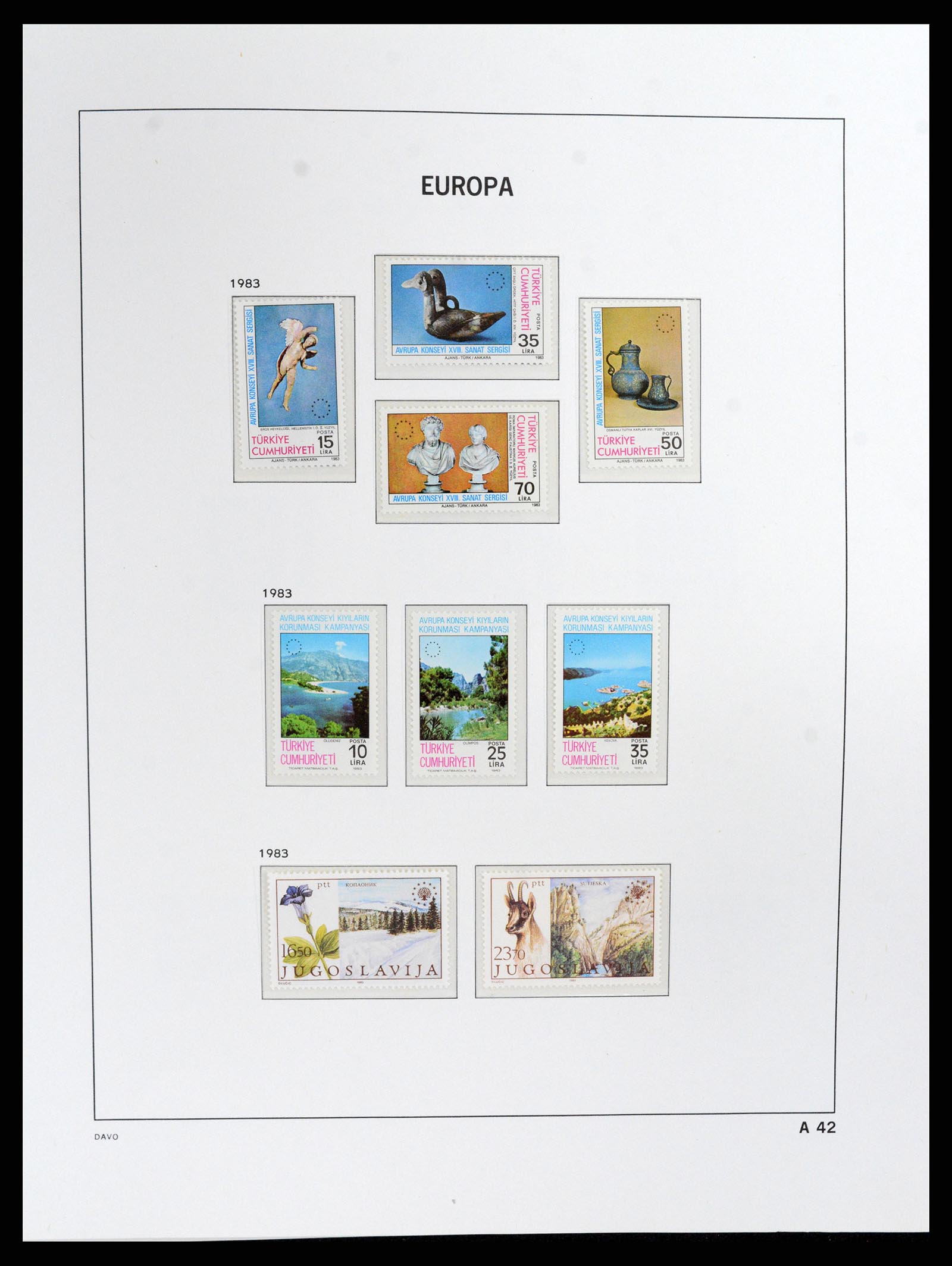 37828 246 - Postzegelverzameling 37828 Europa CEPT 1936-1986.