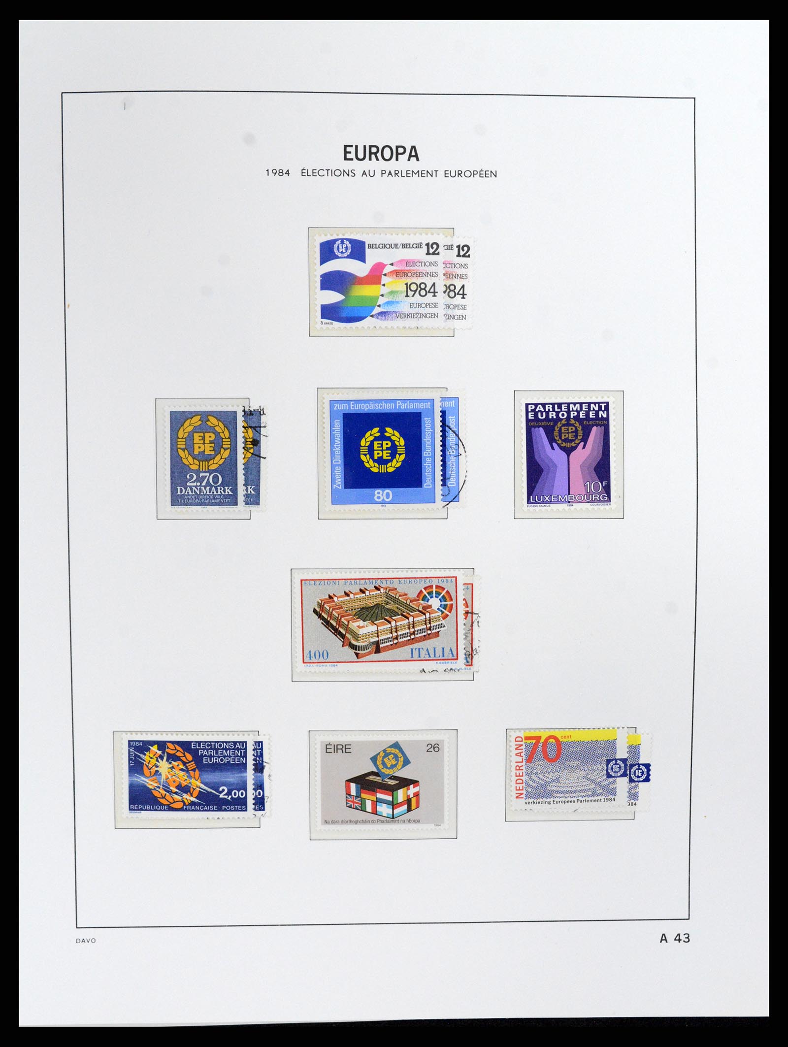37828 247 - Stamp Collection 37828 Europa CEPT 1936-1986.