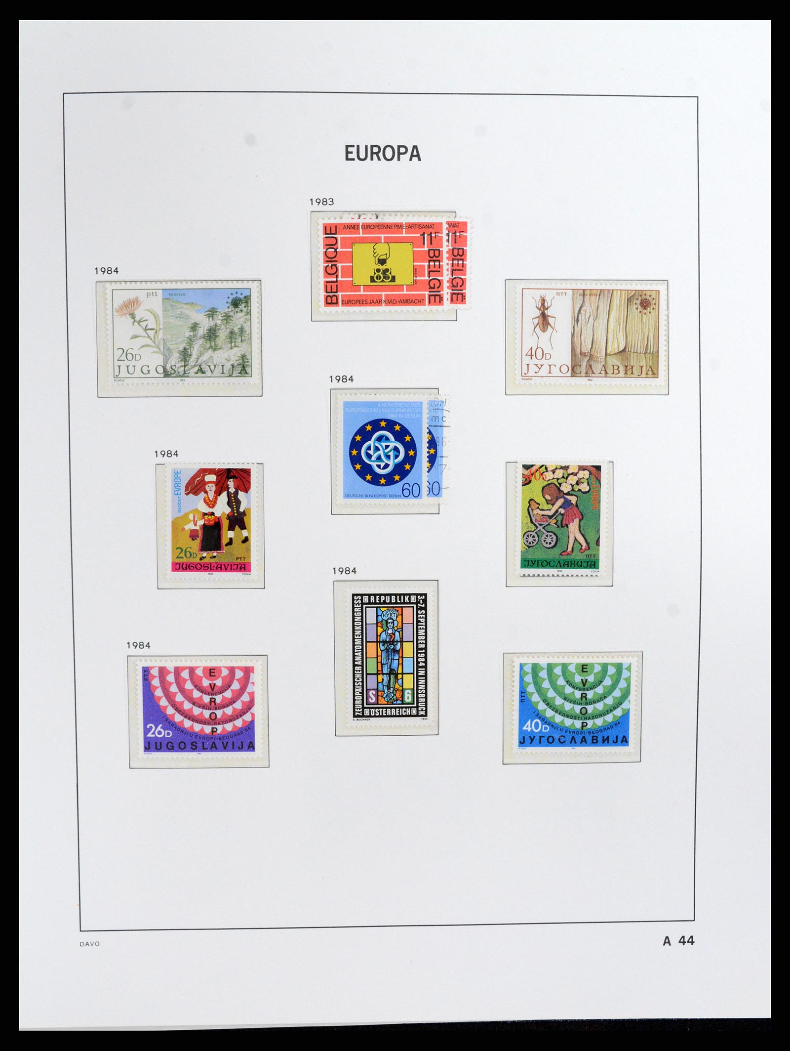 37828 248 - Stamp Collection 37828 Europa CEPT 1936-1986.