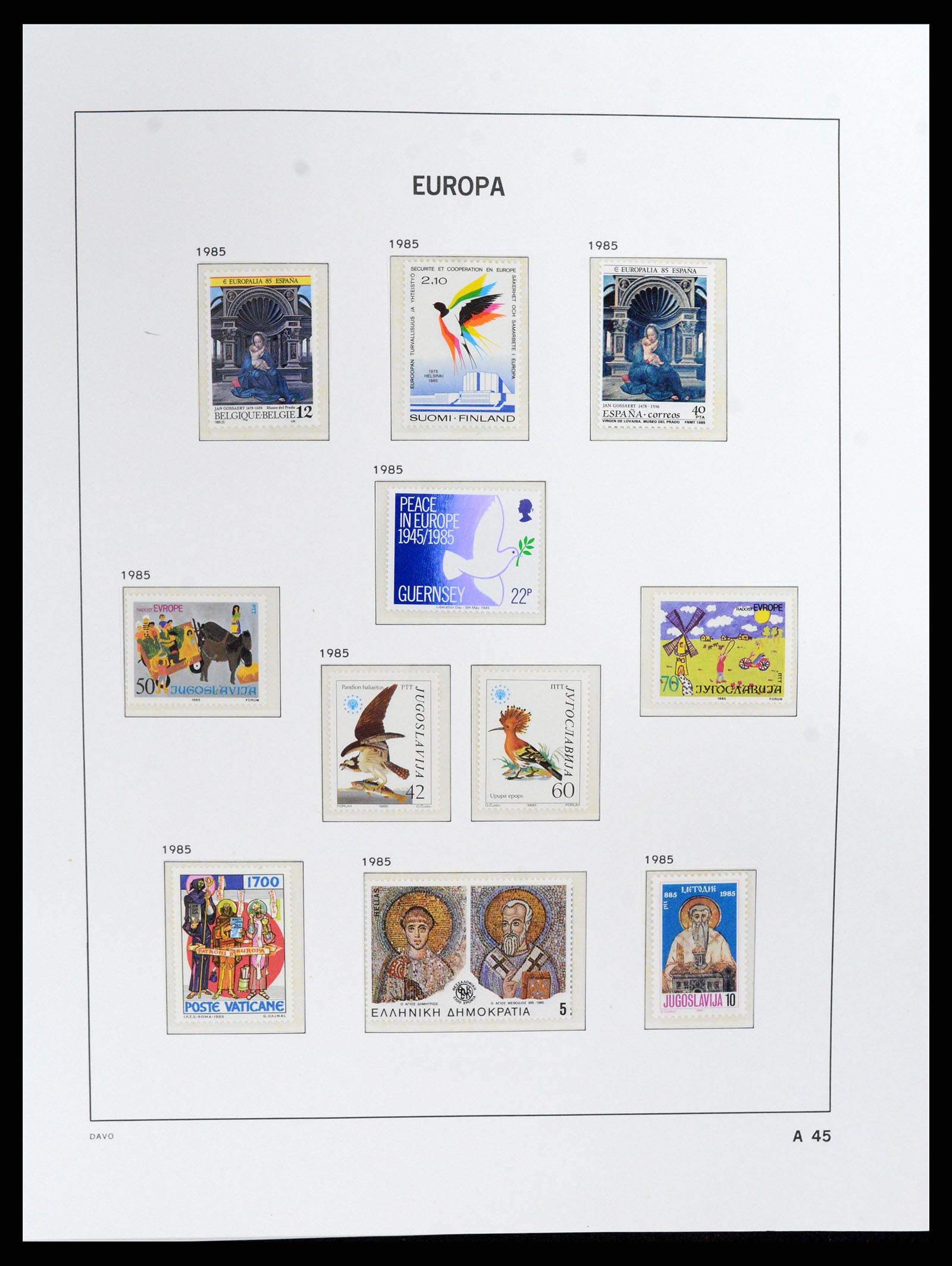 37828 249 - Postzegelverzameling 37828 Europa CEPT 1936-1986.